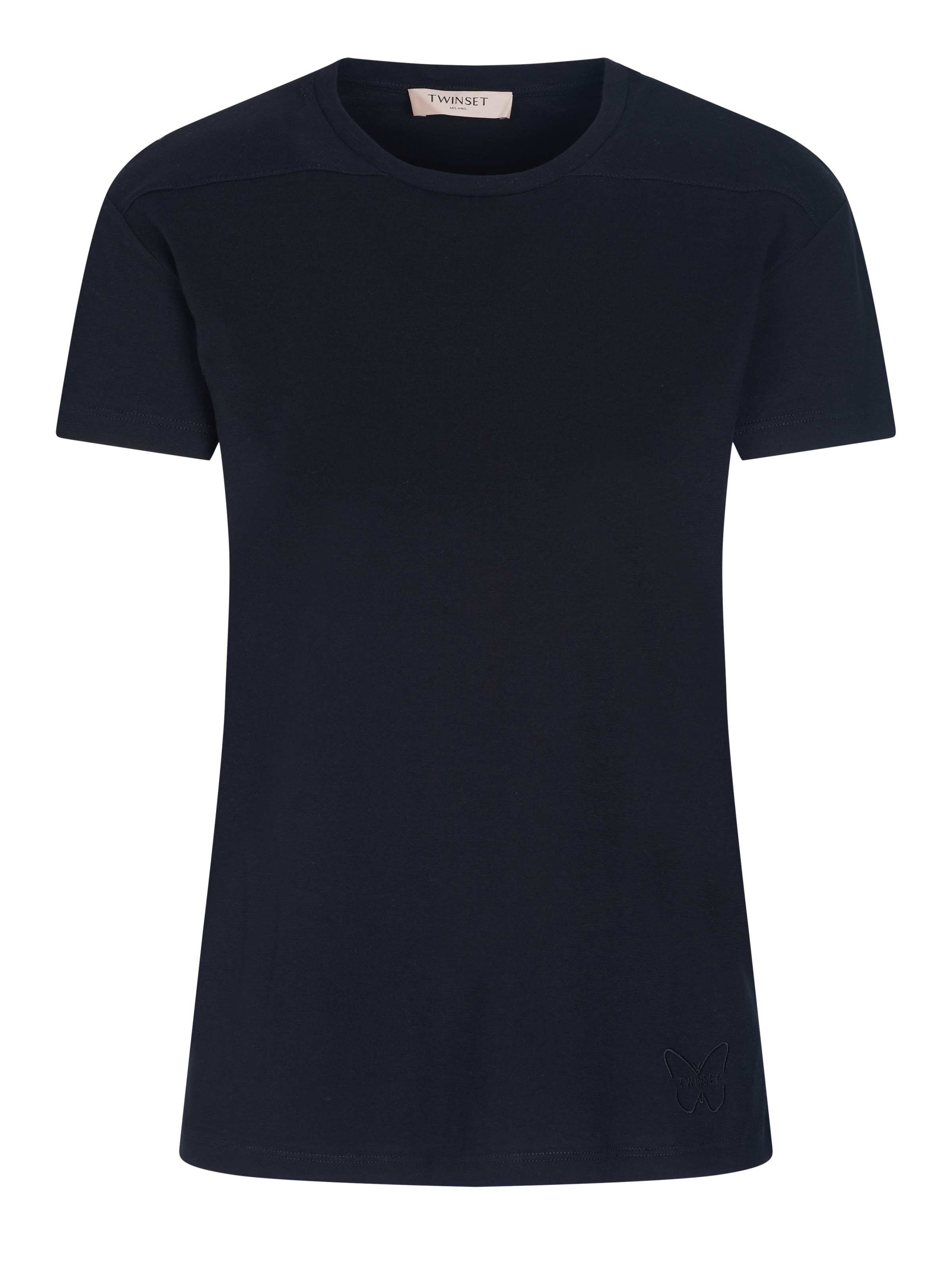 TWINSET T-Shirt Twinset Top schwarz