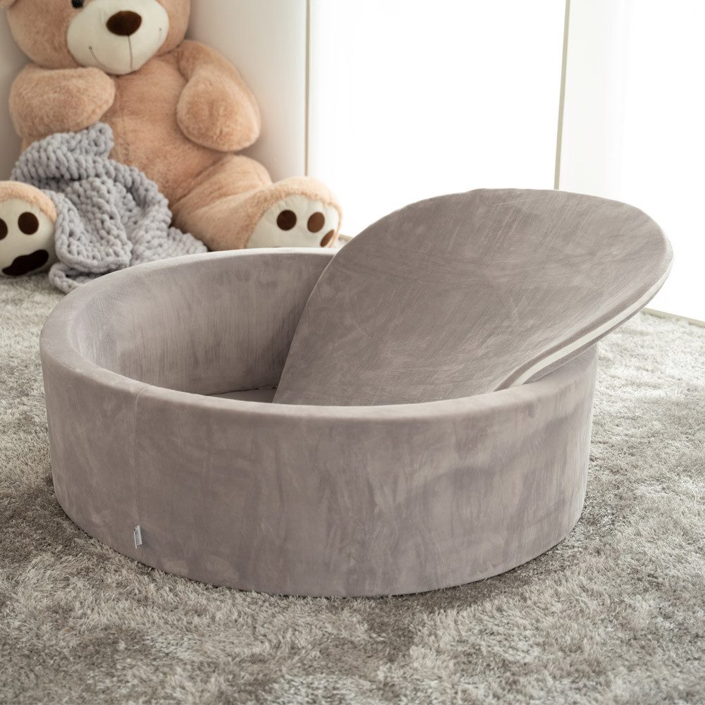HOME DELUXE Bällebad-Bälle TWIRL Samt (2-St), Ø 6 cm Bällepool - wahlweise mit 120 Spielbällen