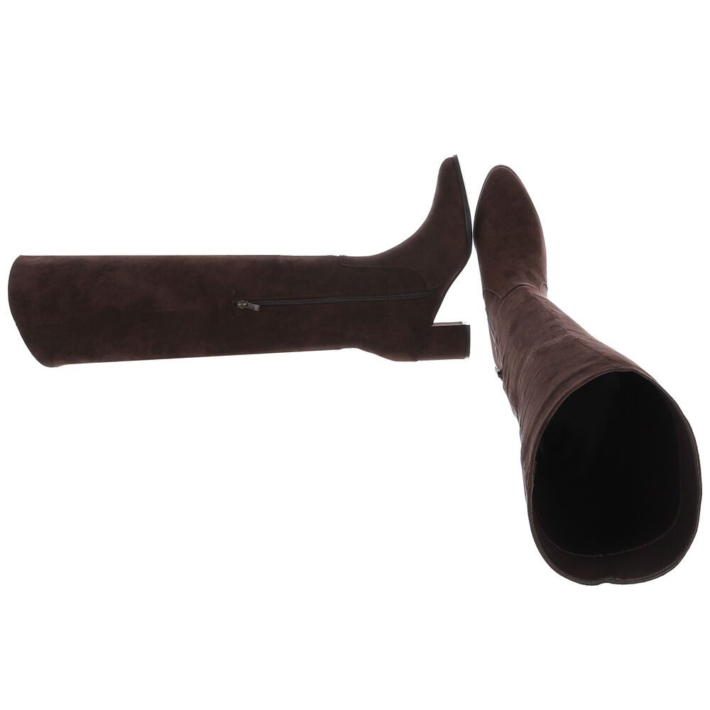 Ital-Design Elegante Overknee-Stiefel mit Blockabsatz für Damen Overkneesti günstig online kaufen