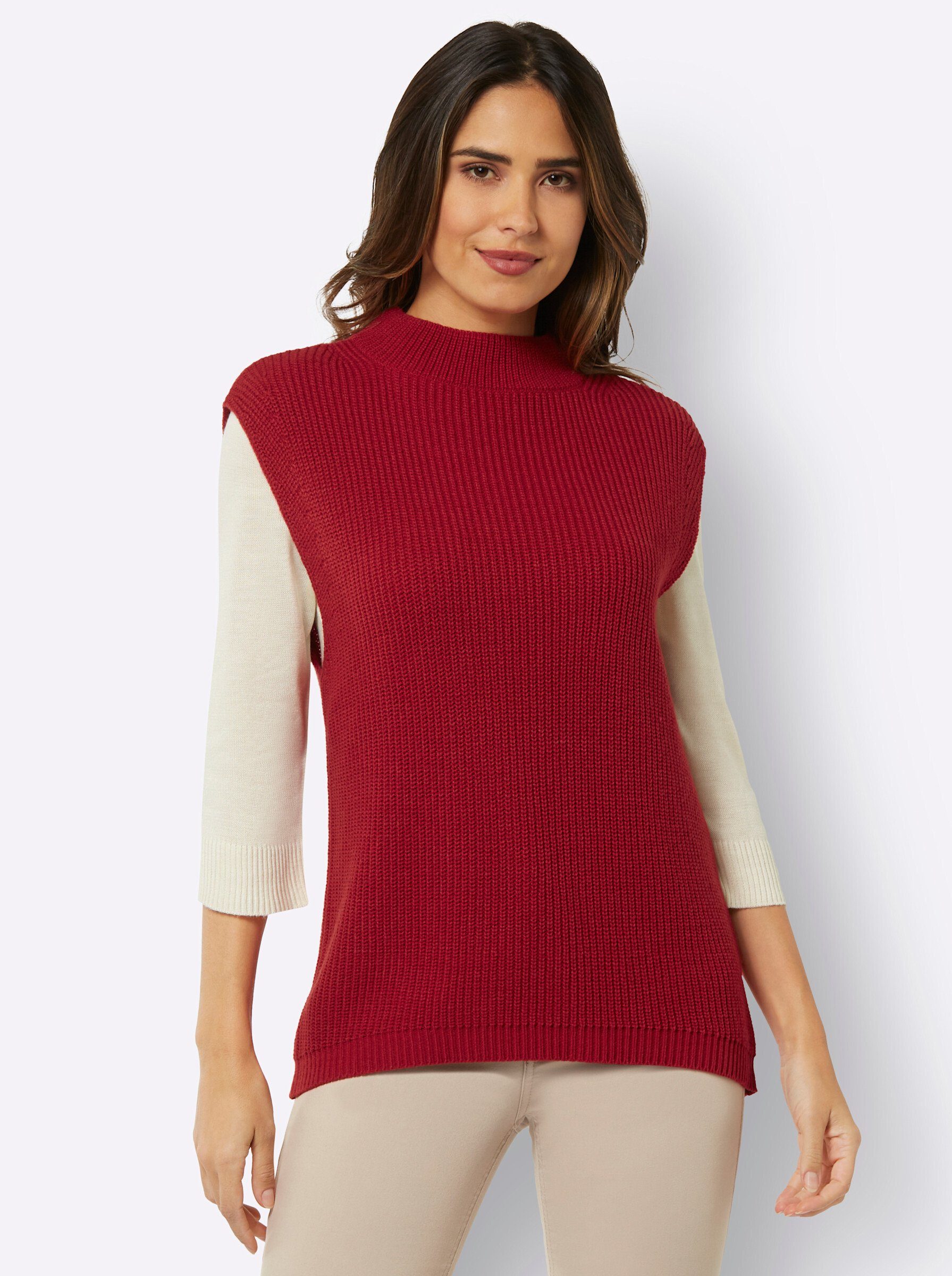 WITT WEIDEN Pullunder | Stehkragenpullover