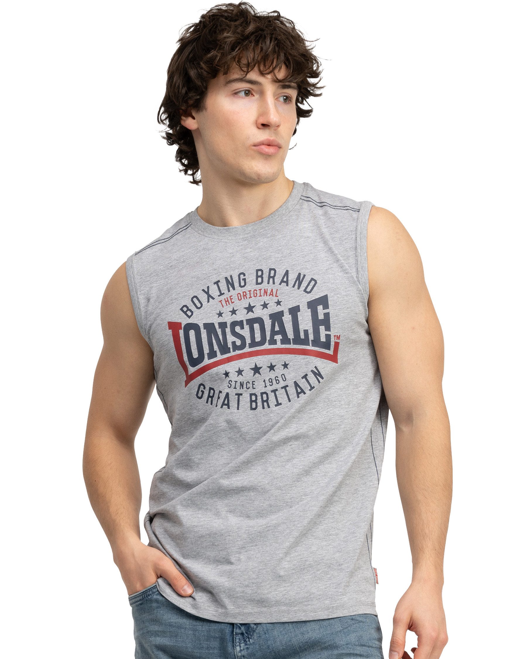 Marl Grey/Navy/Red