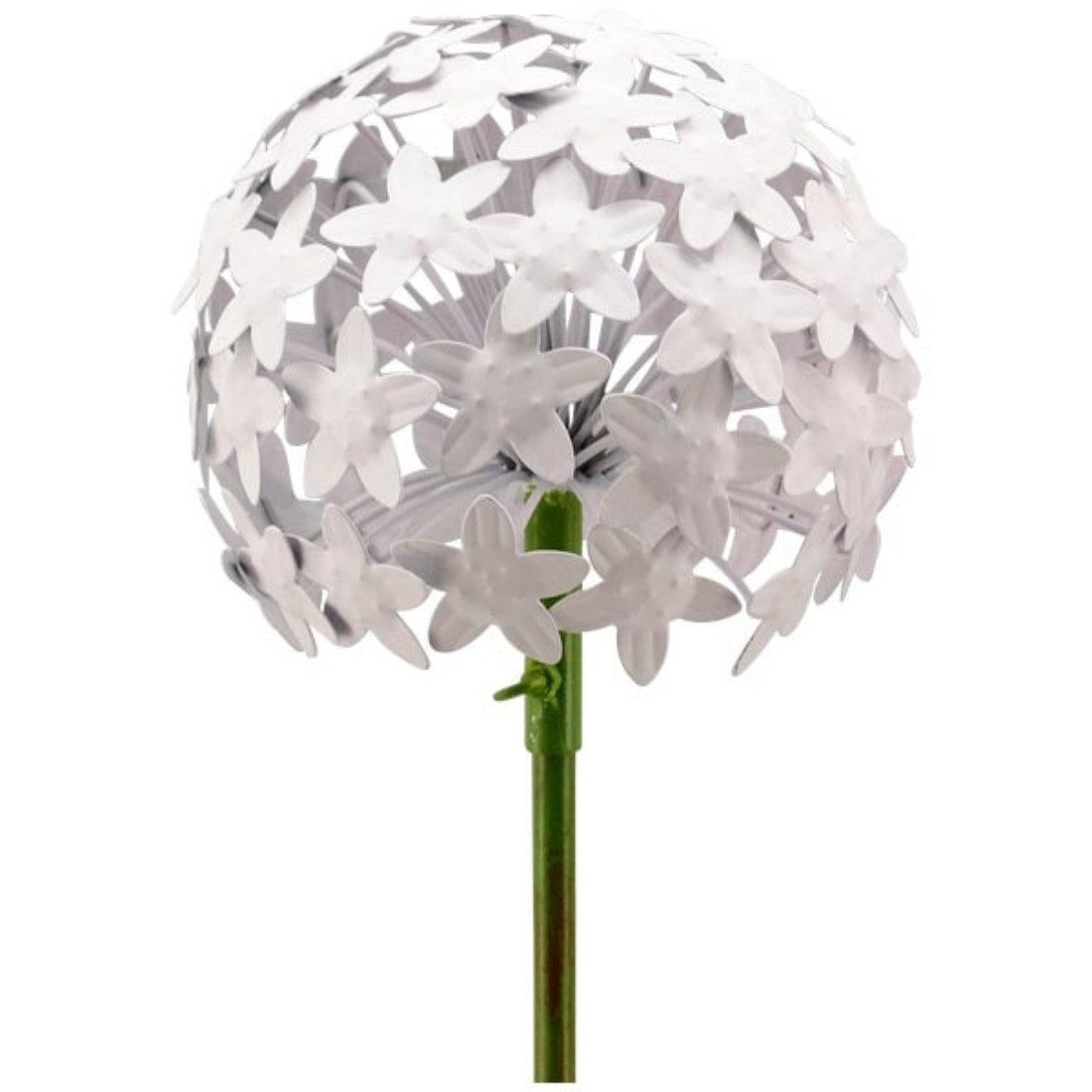 finehomegarden Gartenstecker Pflanzstecker Allium weiß "ArtFerro" günstig online kaufen