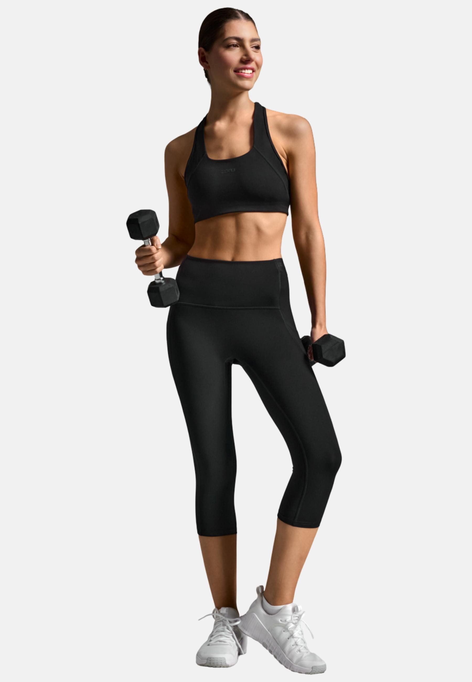 2xU Lauftights Form Stash Hi-Rise Comp 3/4 Tight (1-tlg)