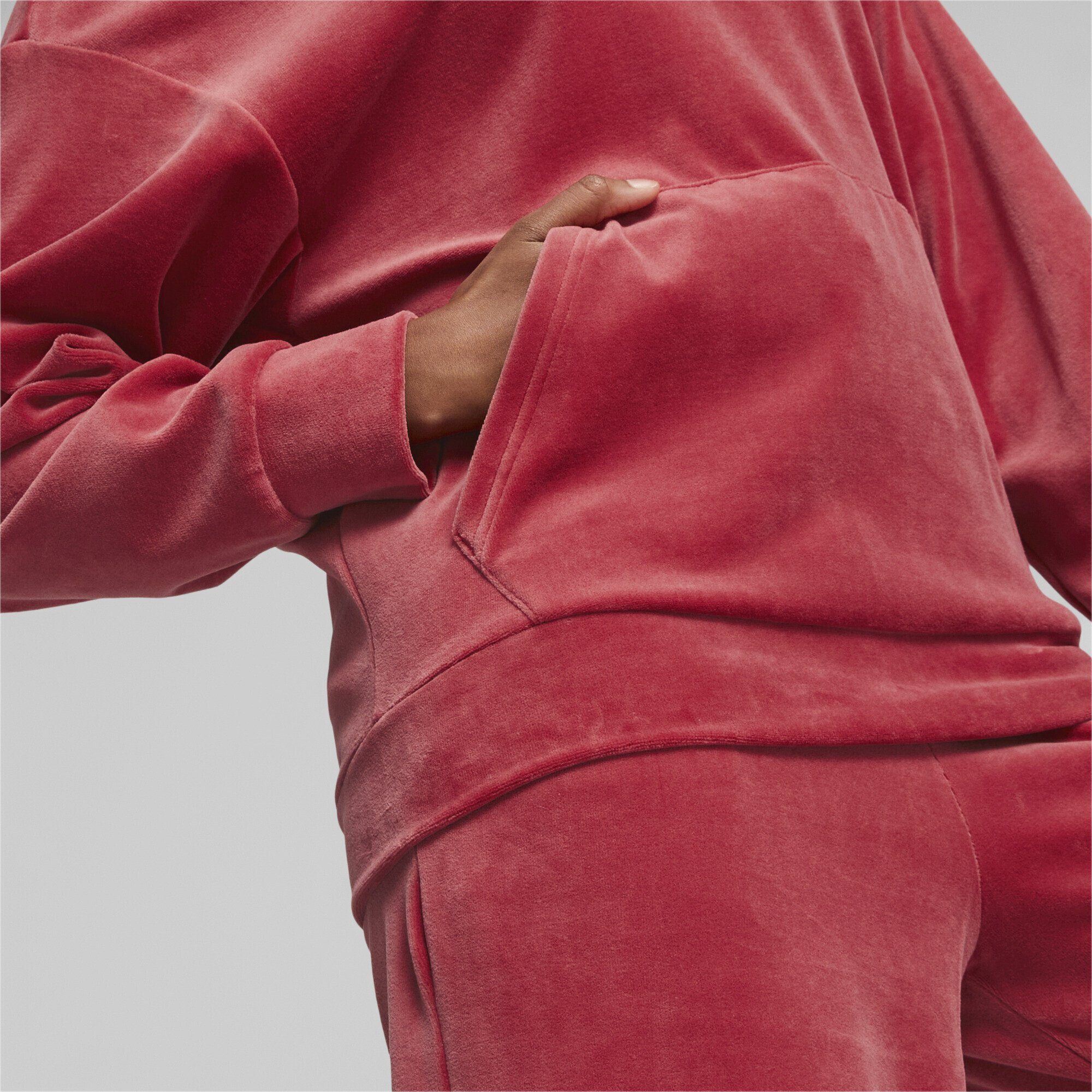 Astro Damen Red Hoodie Sweatshirt PUMA ESS+