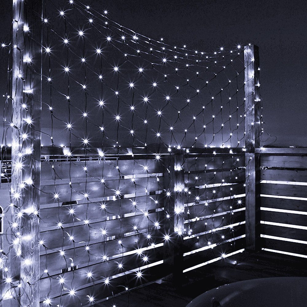 Rosnek LED-Lichterkette Solar,Wasserdichte,mit Fernsteuerungs,für Garten Hi günstig online kaufen