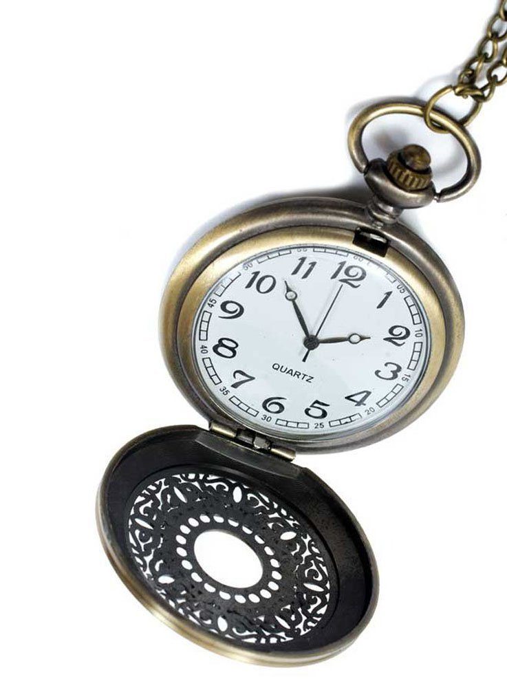 Metamorph Kostüm Taschenuhr Ornament, Elegante Uhr mit ornamentaler Aussparung