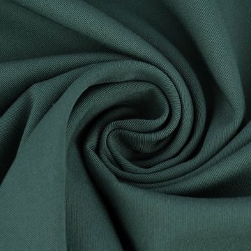 SCHÖNER LEBEN. Stoff Bekleidungsstoff Viskose Rosella uni dunkelgrün 1,40m Breite, atmungsaktiv