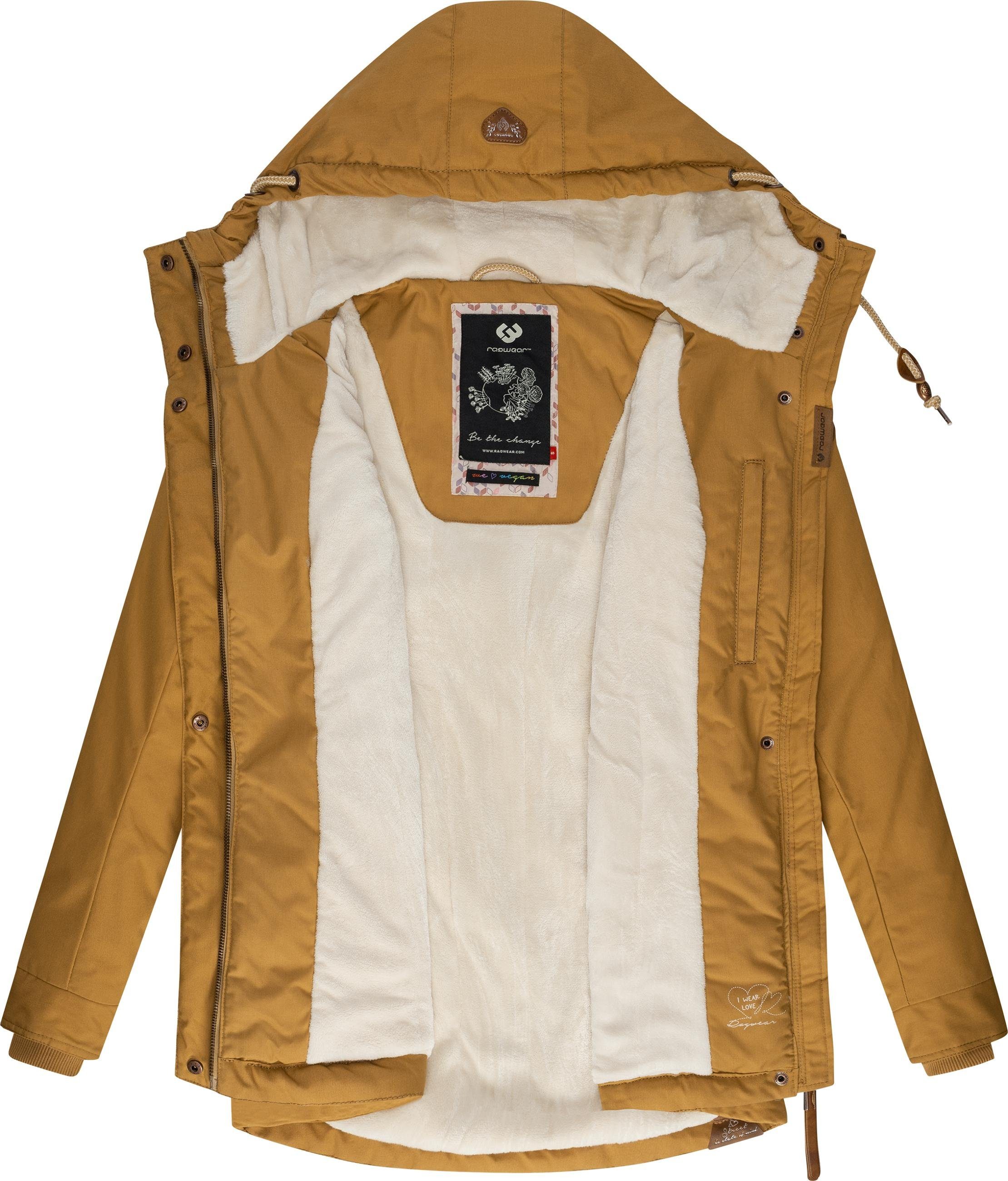 Ragwear Winterjacke Monade Damen Winterparka mit Kapuze und m. Fleece gefüttert – Bild 5 von 5