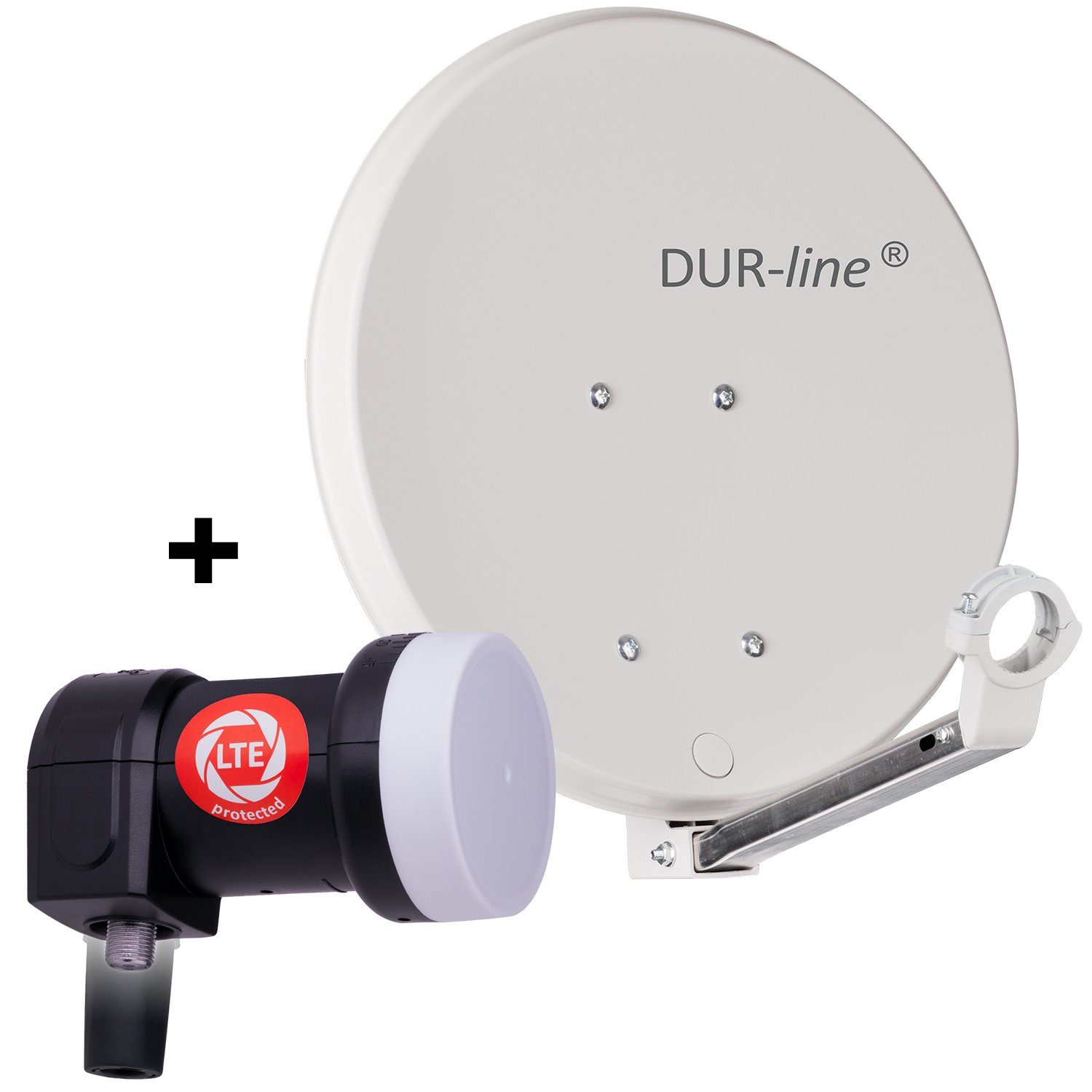 DUR-line DUR-line DSA 40 G + +Ultra Single LNB - 1 Teilnehmer Set Sat-Spiegel