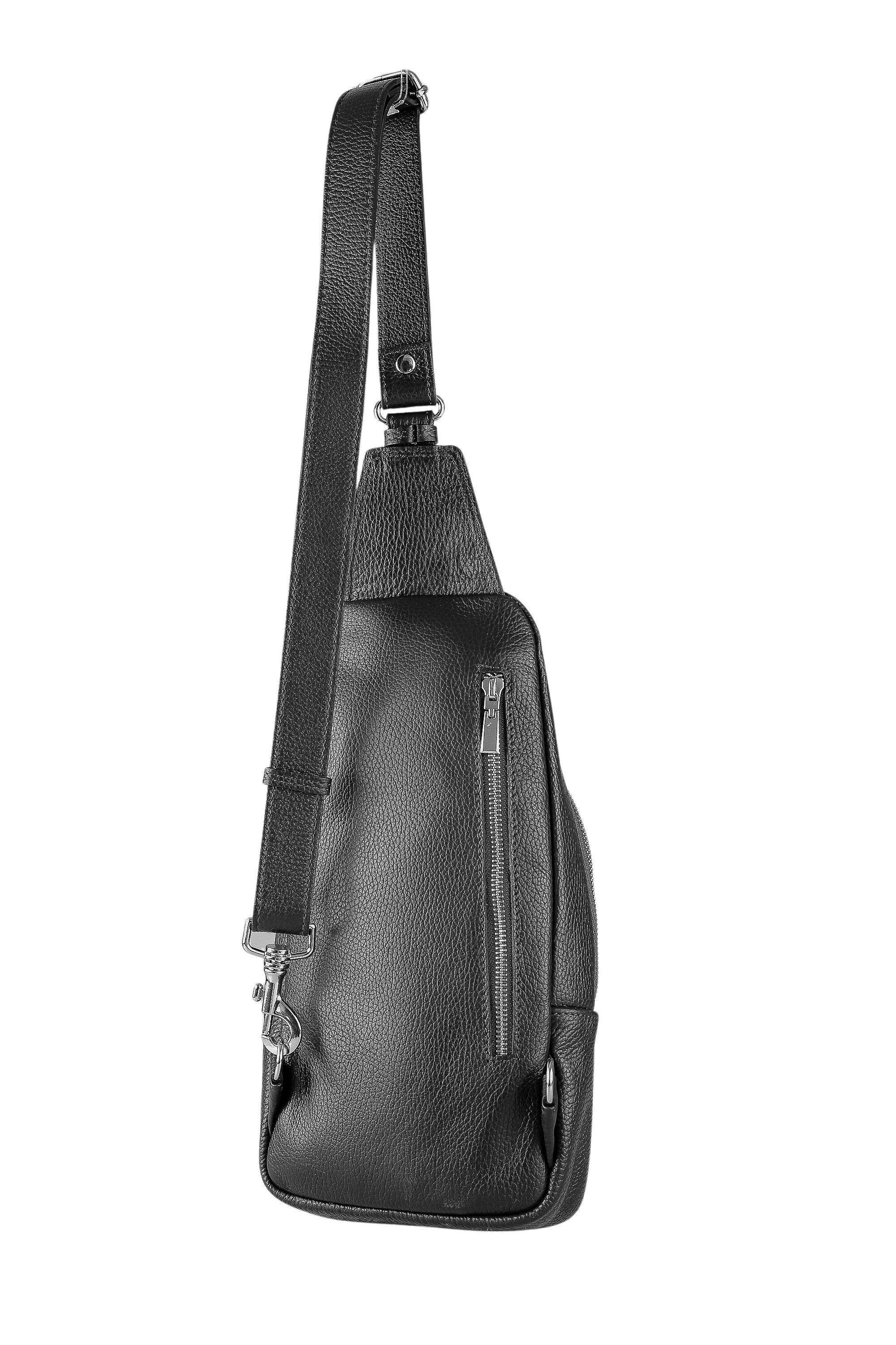 COLLEZIONE ALESSANDRO Umhängetasche Achilles, echtes Leder, viele Fächer