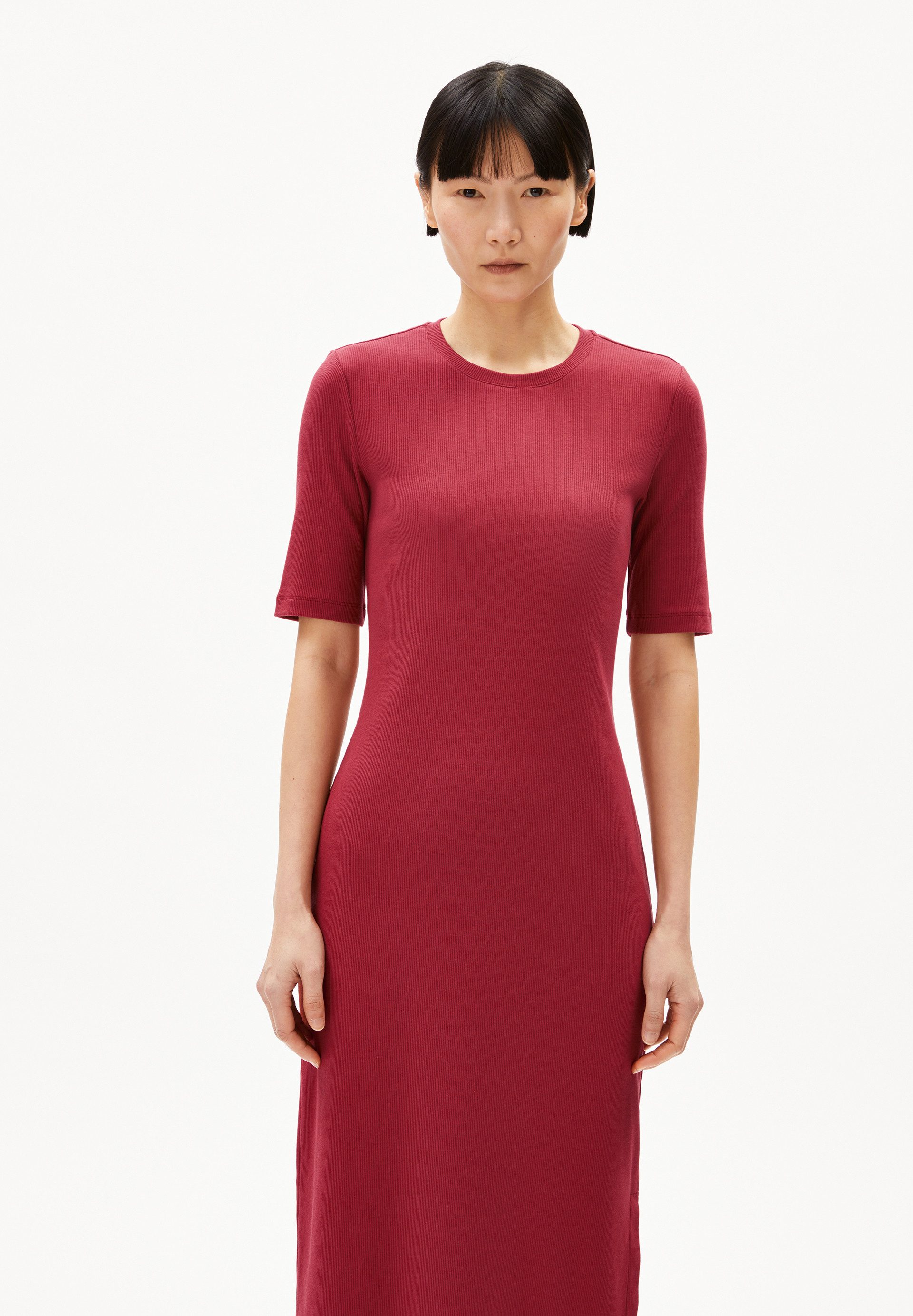 Armedangels Maxikleid SEHAARAA Ripp-Jerseykleid aus Bio-Baumwoll günstig online kaufen