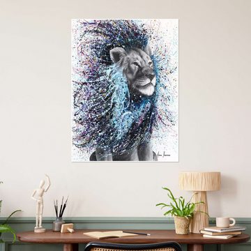 Posterlounge Poster Ashvin Harrison, Traum eines Löwen, Malerei