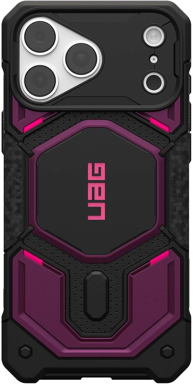 Urban Armor Gear Handyhülle Monarch Pro Case - Apple iPhone 18 Pro Max / iPhone 17 Pro Max Hülle, Premium Materialien, 5fach Falltest nach MIL STD 810G 516.6 – Bild 4 von 5
