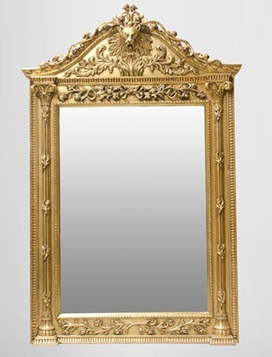 Casa Padrino Barockspiegel Gigantischer Barock Spiegel Löwe Gold H 270 cm B 165 cm - Edel & Prunkvoll