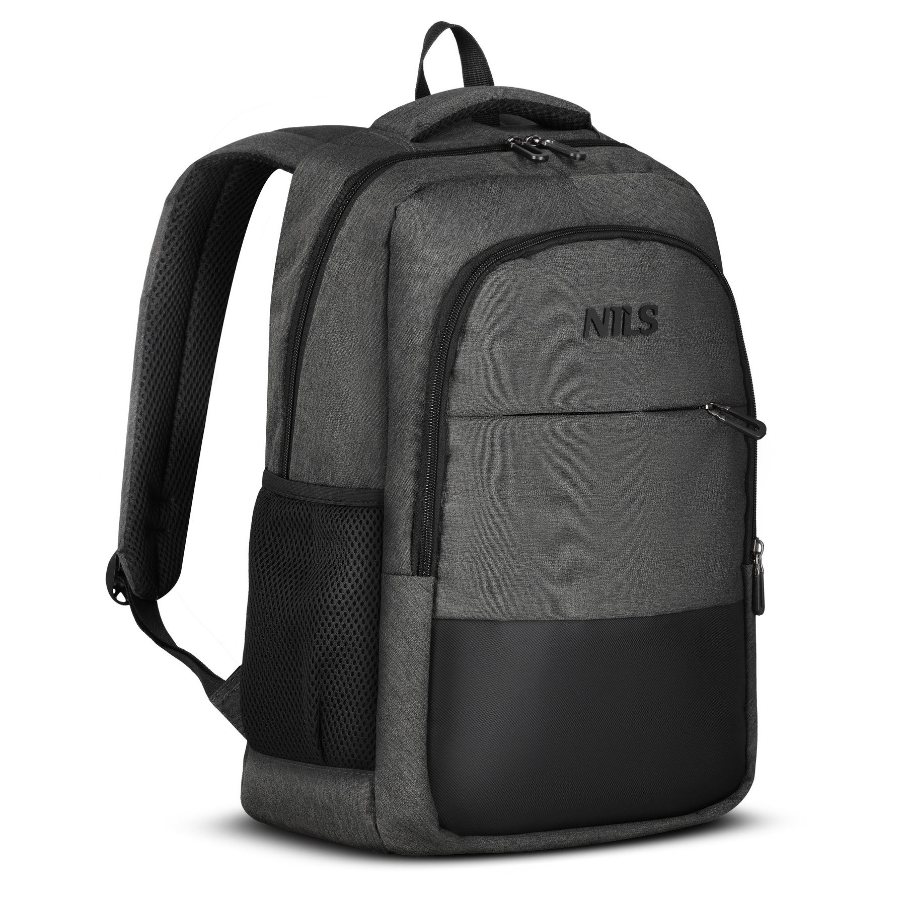 NILS CAMP Rucksack Laptoprucksack Businessrucksack Tagesrucksack (Spar-Set, 1-tlg), USB-Anschluss, Laptopfach, 18 l, 1680D-Nylon