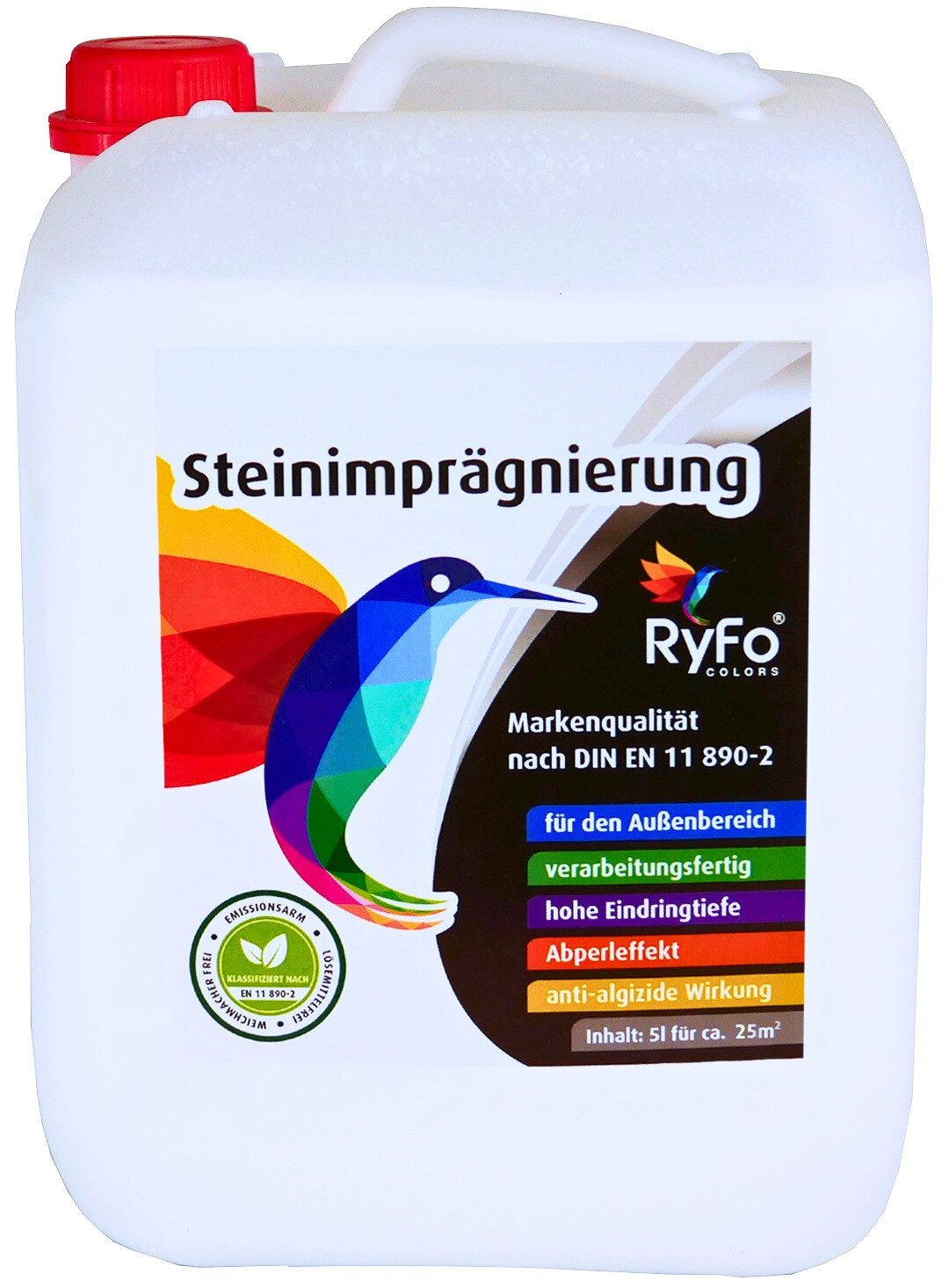 RyFo Colors RyFo Colors Steinimprägnierung Naturstein-Imprägnierung, Tief eindringende Steinimprägnierung mit Abperleffekt