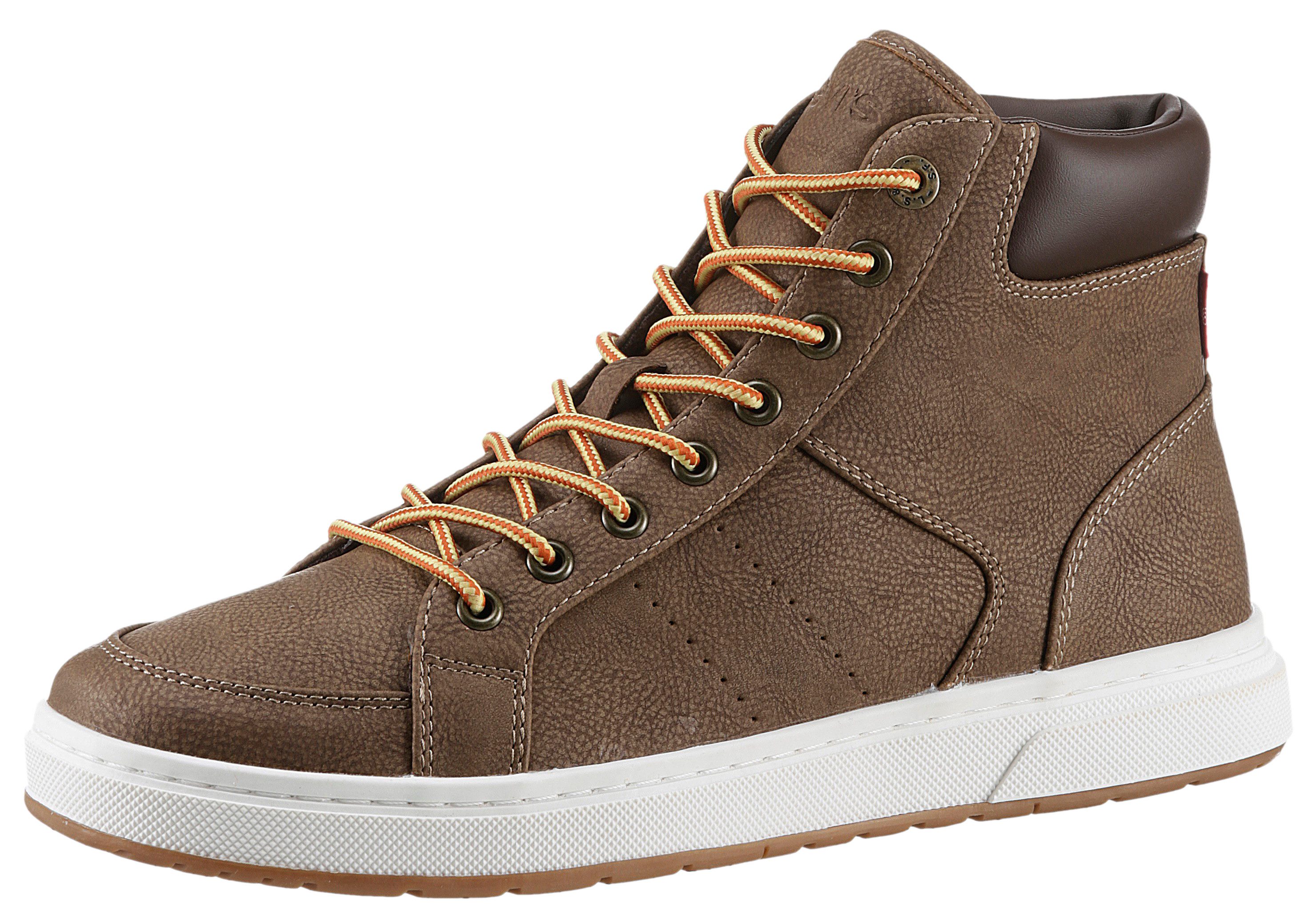 Levi's® PIPER MID Sneaker, Schnürboots, Freizeitschuh, Schnürer mit Logoprä günstig online kaufen