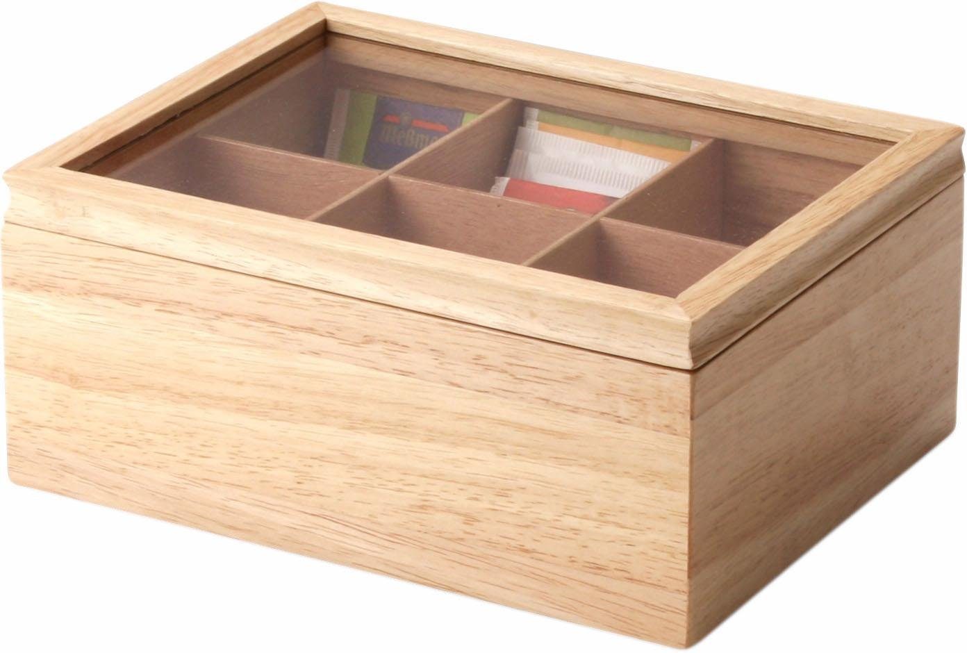 Continenta Teebox, Holzwerkstoff, (1-tlg), Handarbeit
