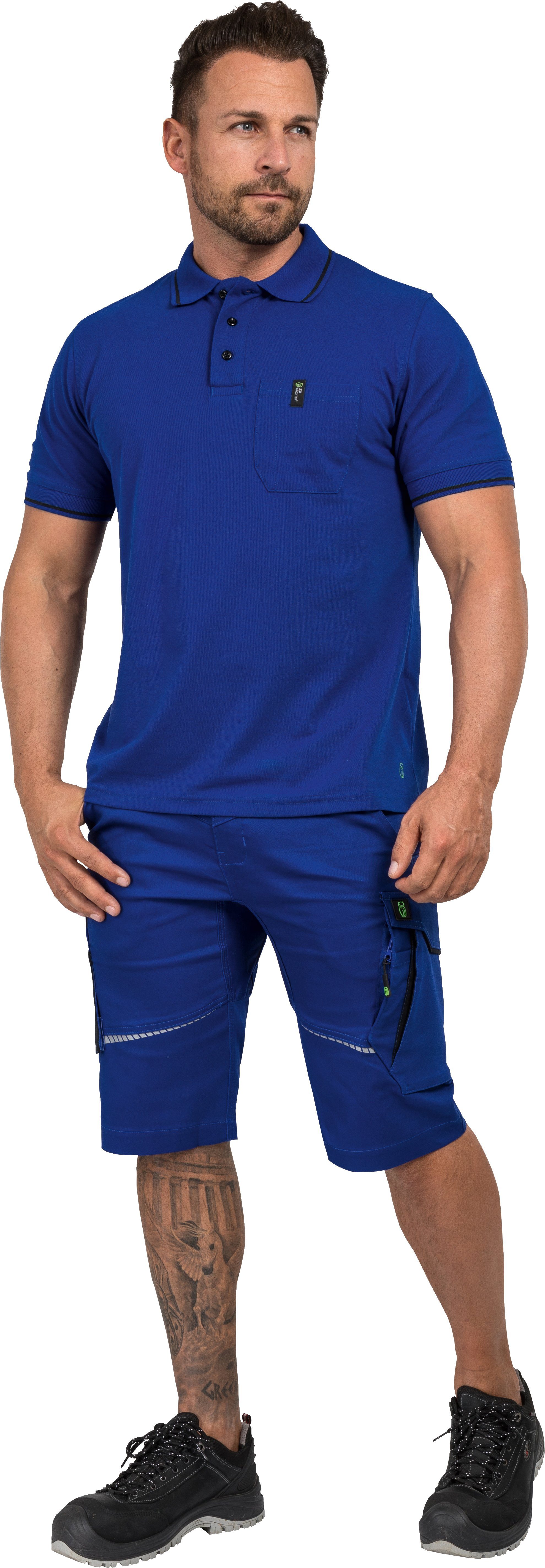 Leibwächter Poloshirt Flex-Line Herren Poloshirt kurzarm, mit Brusttasche & Stifttasche (Bequeme Workwear, antibakterielle, Antigeruchs- und Antipilling-Ausrüst – Bild 4 von 5