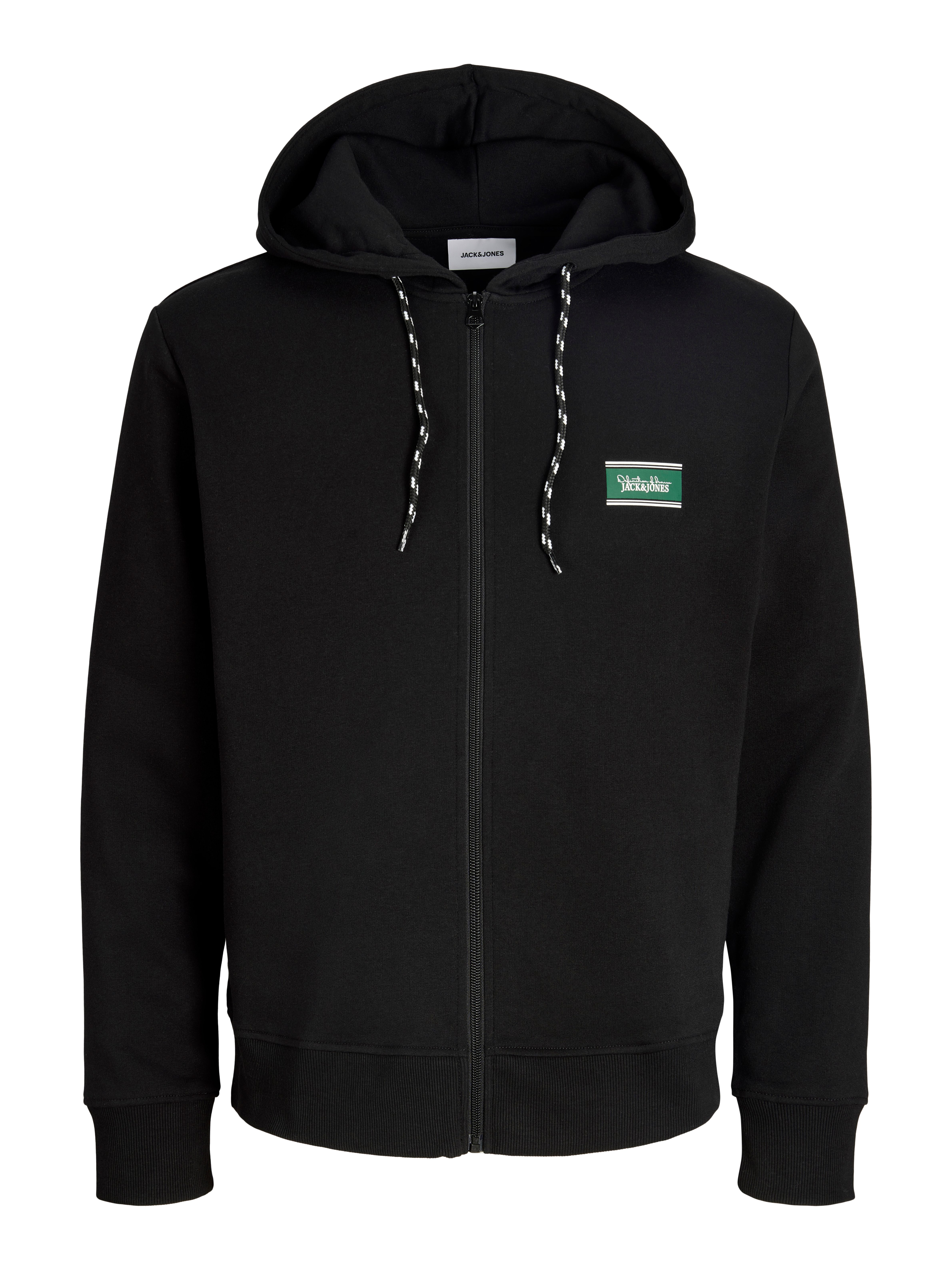 Jack & Jones Kapuzensweatjacke JJBUSTER SWEAT ZIP HOOD BTS Baumwollmischung, regular Fit
