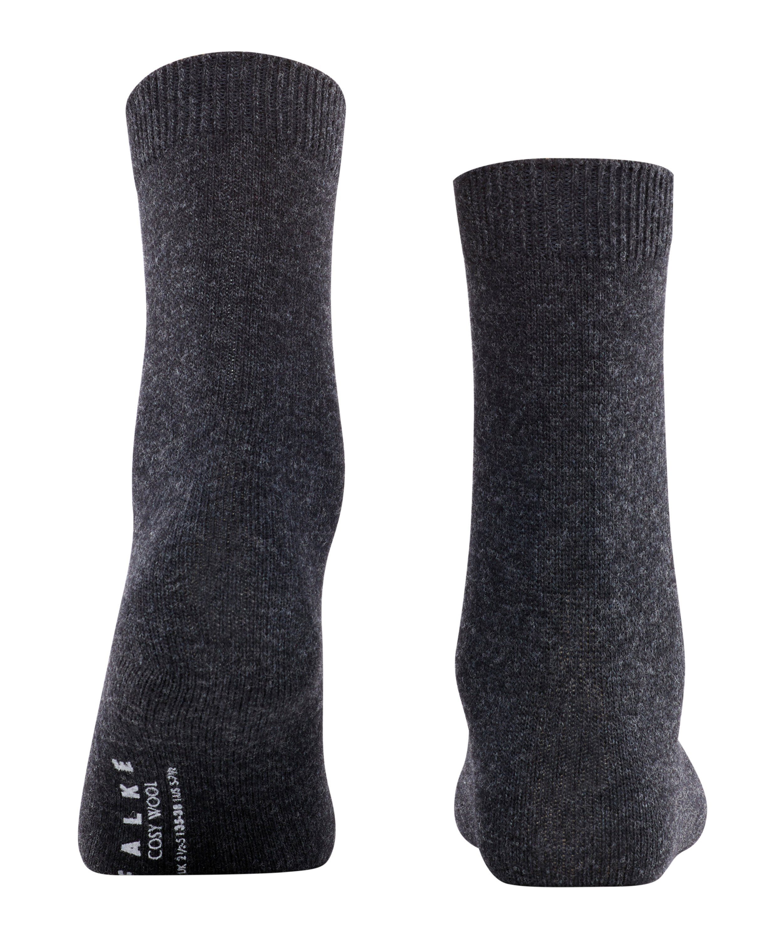 Socken anthra.mel Cosy FALKE (1-Paar) (3089) Wool