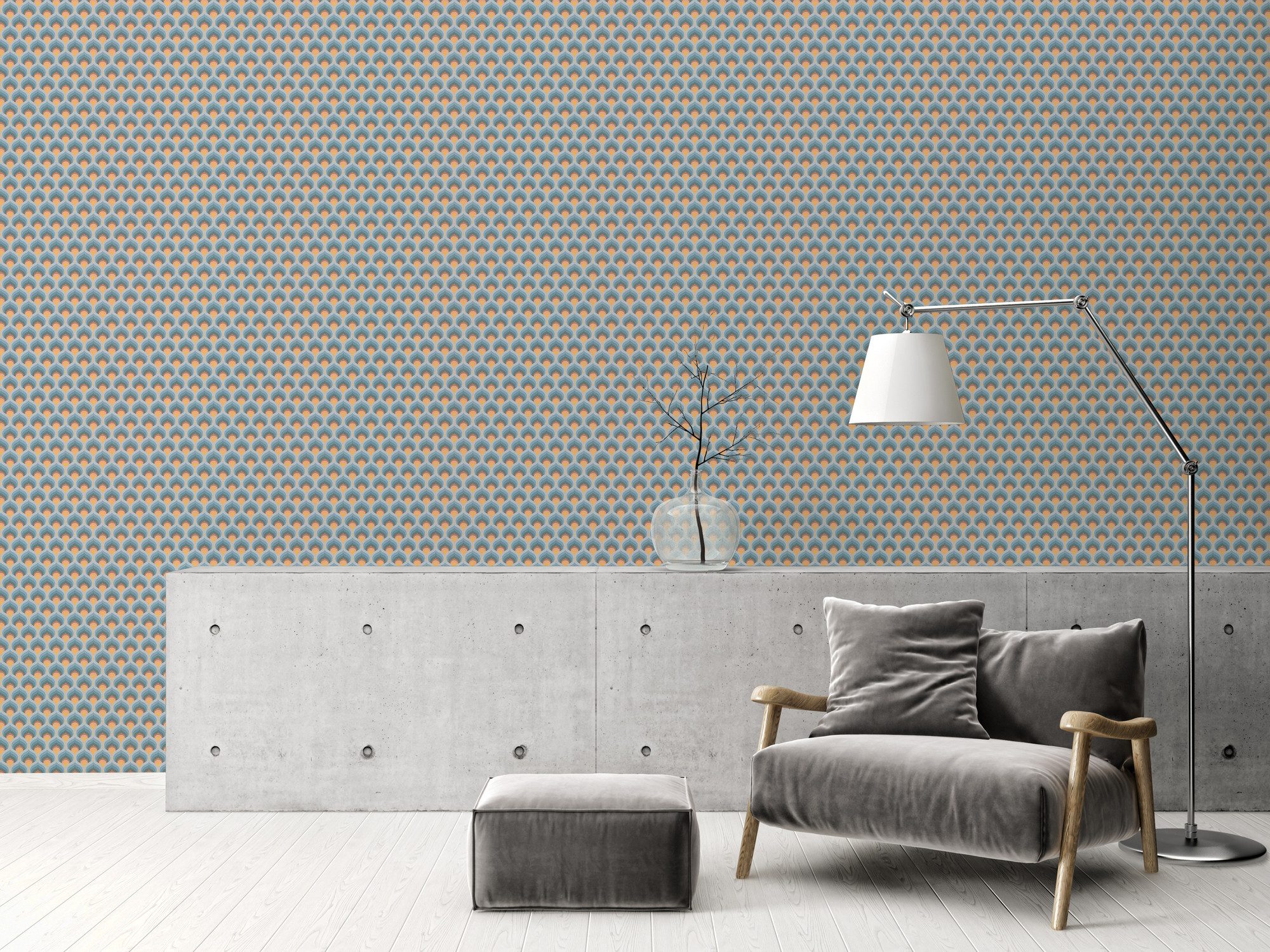 Bricoflor Vliestapete Retro Chic 395383 günstig online kaufen