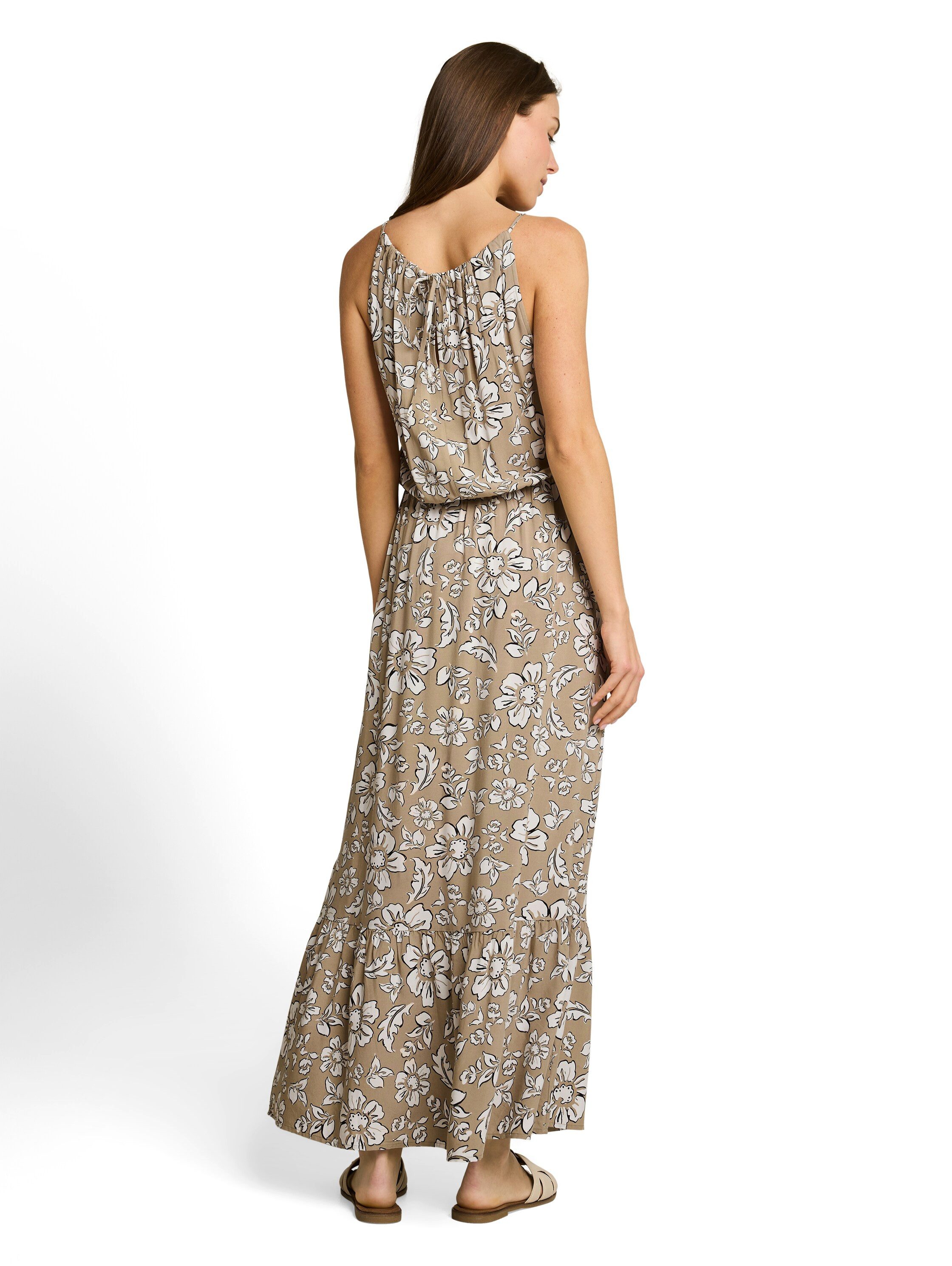 TOM TAILOR Spaghettikleid Sommerkleid im Blümchen-Look