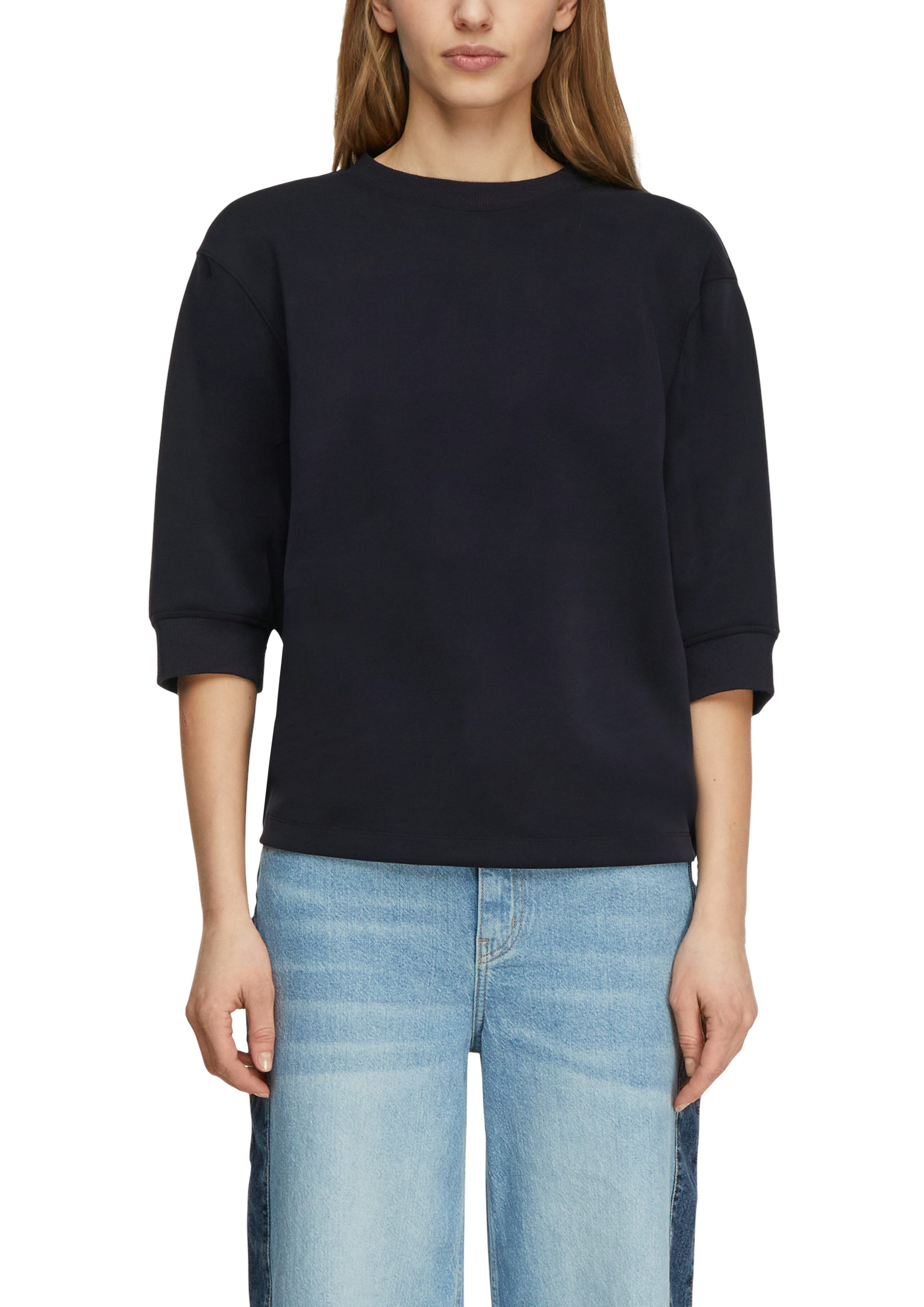comma Sweater mit Rundhals und Halbarm günstig online kaufen
