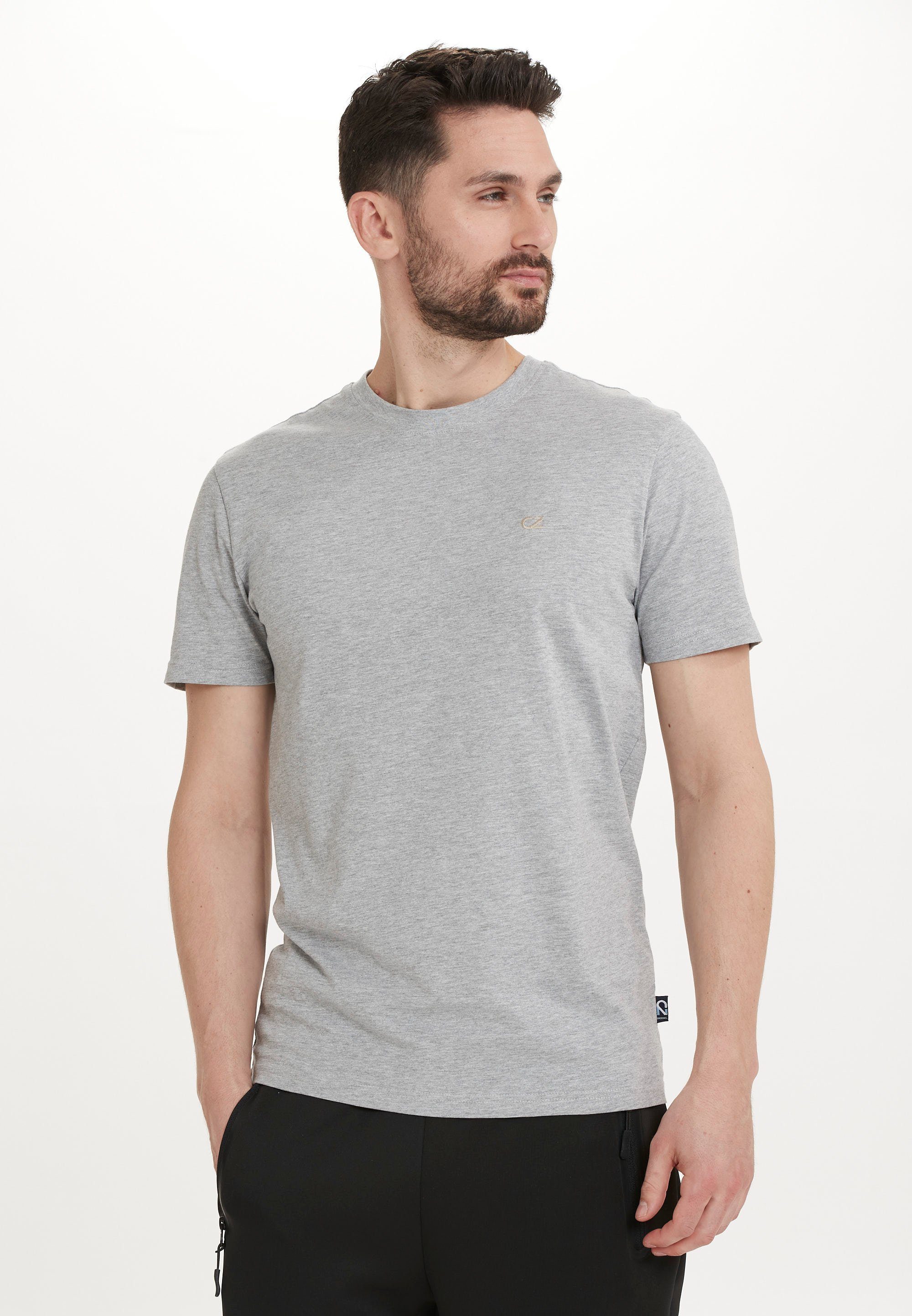 CRUZ T-Shirt Highmore aus reiner Baumwolle grau