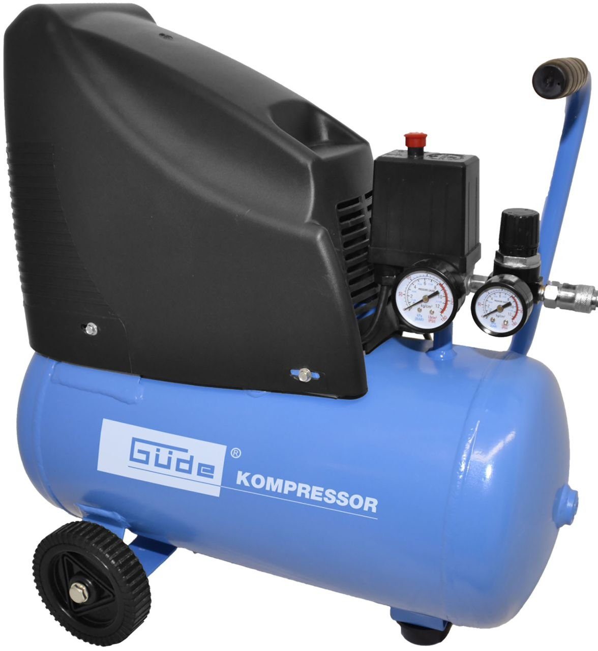 Güde Kompressor 220/08/24 ölfrei, 1100 W, max. 8 bar, 24 l, Liefermenge  effektiv: ca. 100l/min