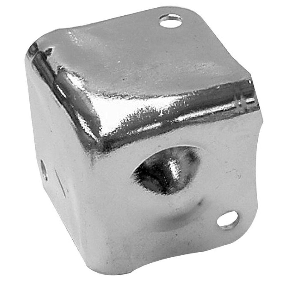 HQ POWER Tischleuchte LAUTSPRECHERSCHUTZECKE, WEIßES METALL, 38 x 38mm x 90°