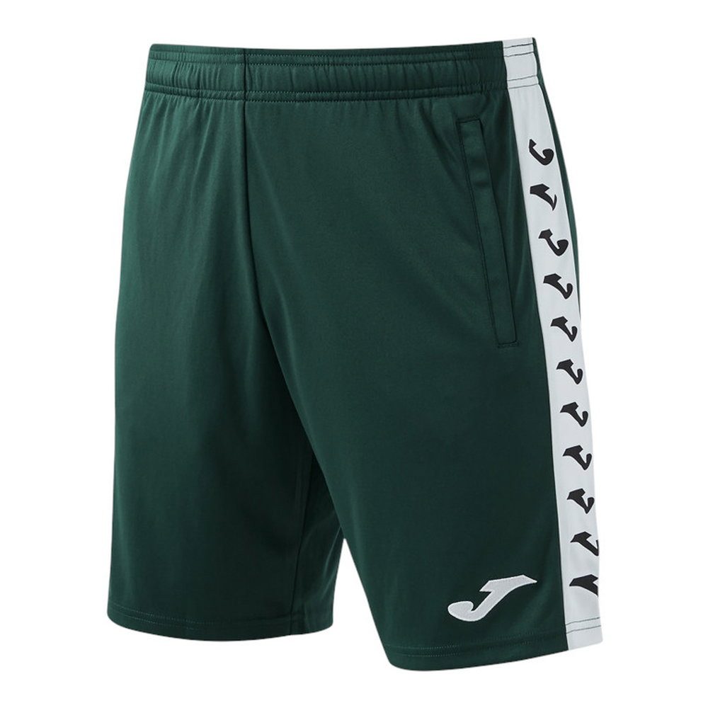 Joma Trainingshose Bermuda Heroic (100% Polyester, mit Seitentaschen) kurz dunkelgrün