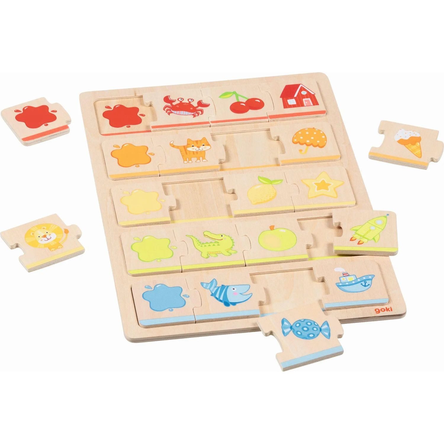 Gollnest & Kiesel Puzzle Mein erstes Farbenpuzzle, Puzzleteile