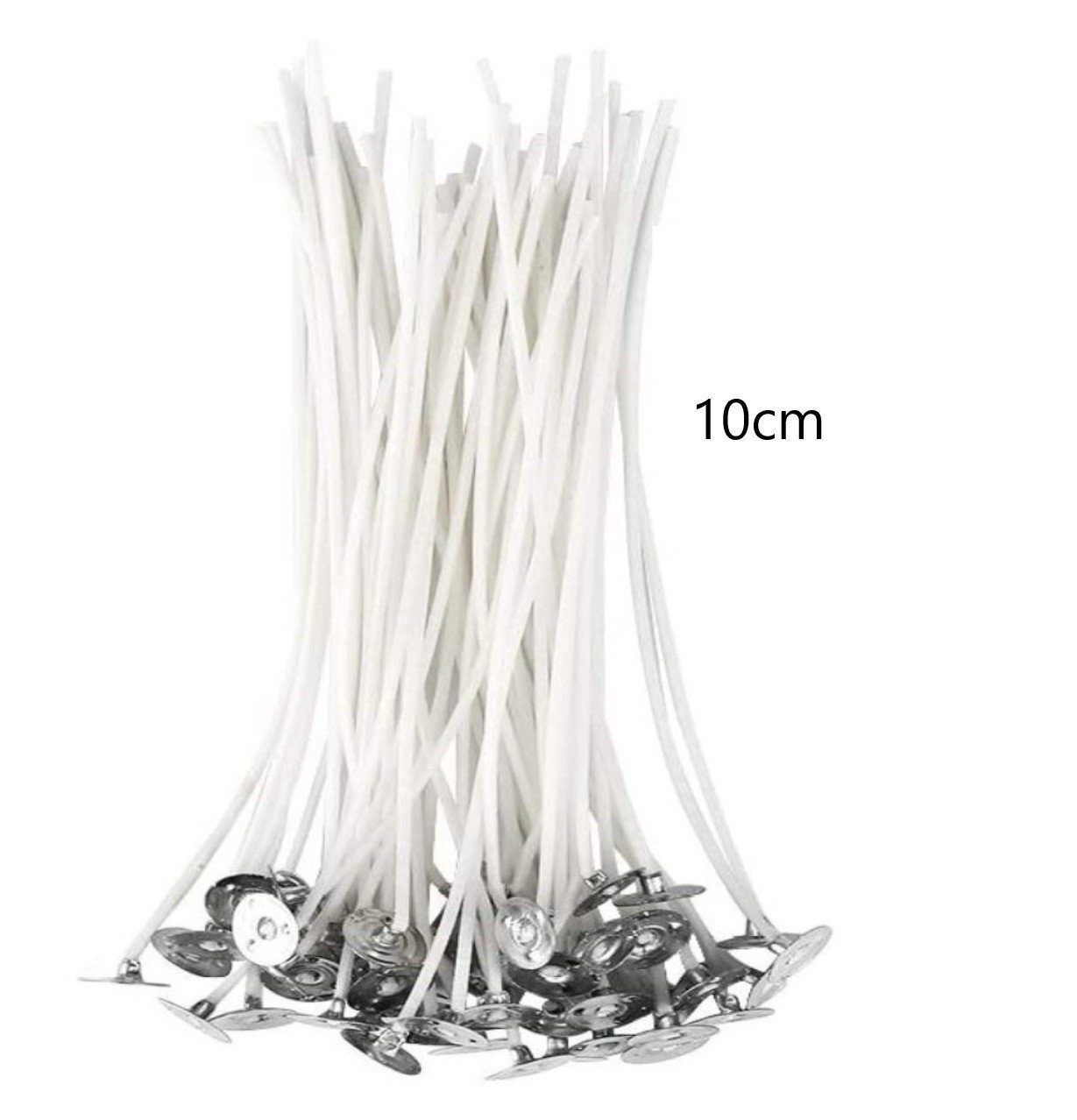 Bienenbiya Kerzenhalter Kerzendochte 50 Stk. 10 cm lang mit Metallfuß (100% günstig online kaufen