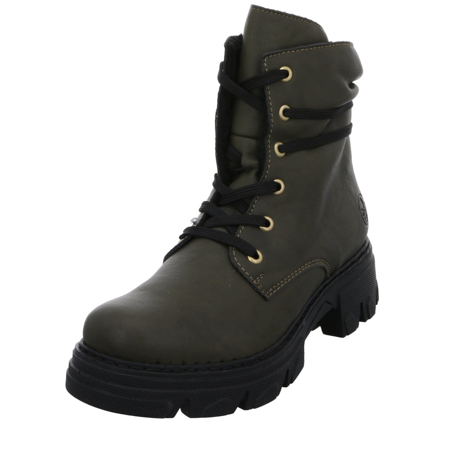 Rieker Boots Synthetik uni Schnürstiefel Synthetik