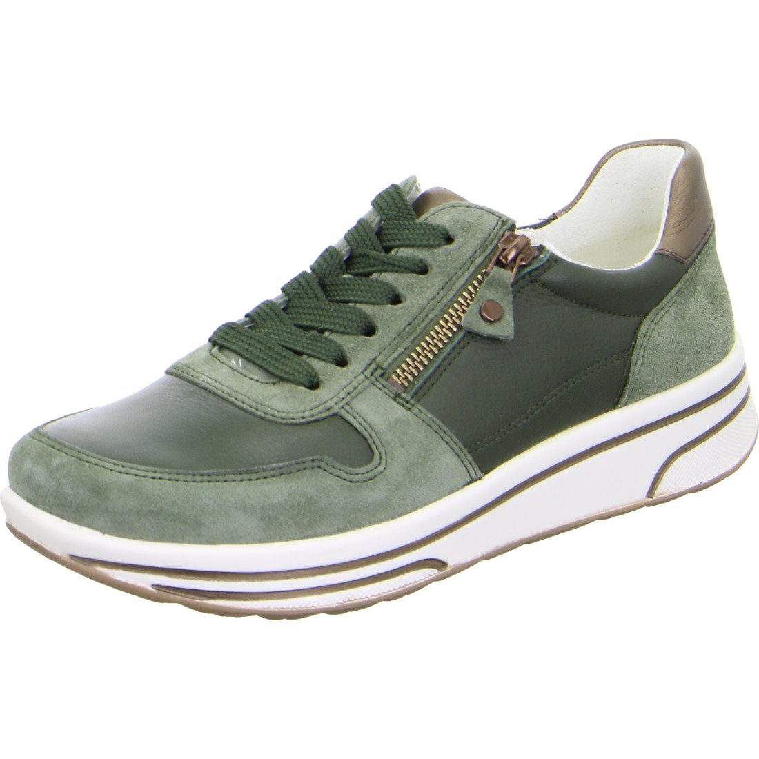 Ara Ara Schuhe, Sneaker Sapporo - Glattleder Damen Sneaker grün 049788