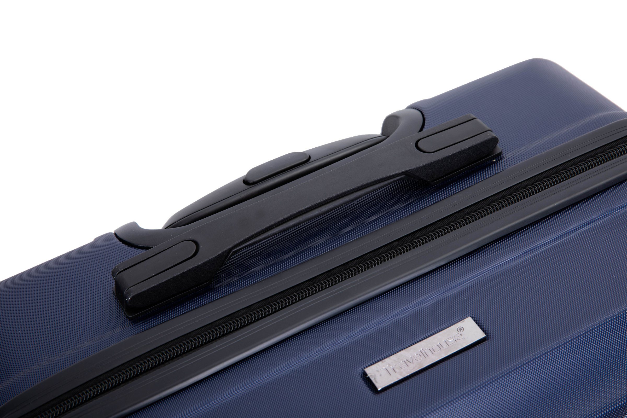 Travelhouse Trolleyset Bali, 4 Rollen, (Komplett Set, 3 tlg., 3-er Koffer Set), Inneinader stapelbar. Standfüße mit Hängefunktion M&L. – Bild 5 von 5