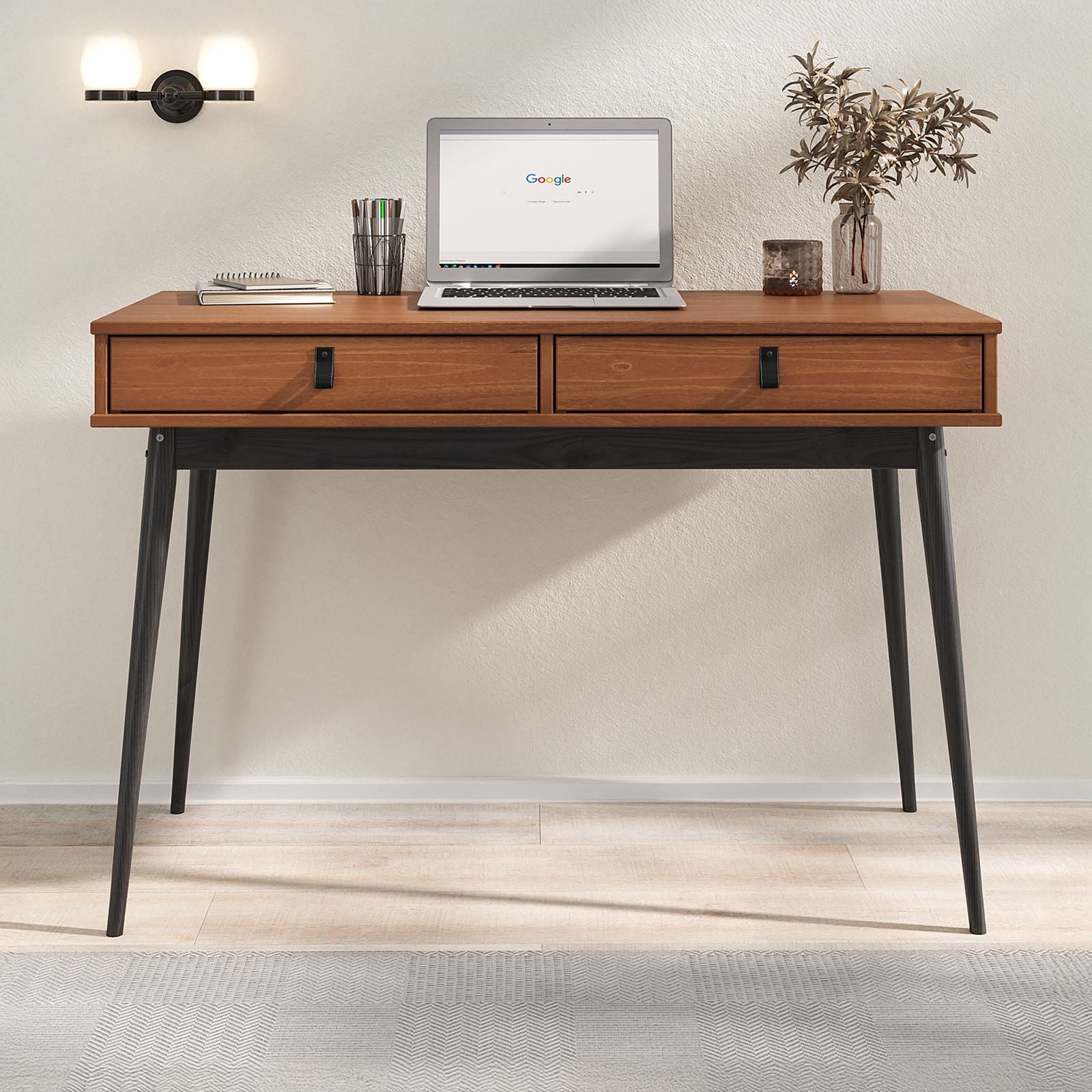 IDIMEX Schreibtisch WANDA, Bürotisch mit Schubladen Homeoffice Tisch Massiv günstig online kaufen