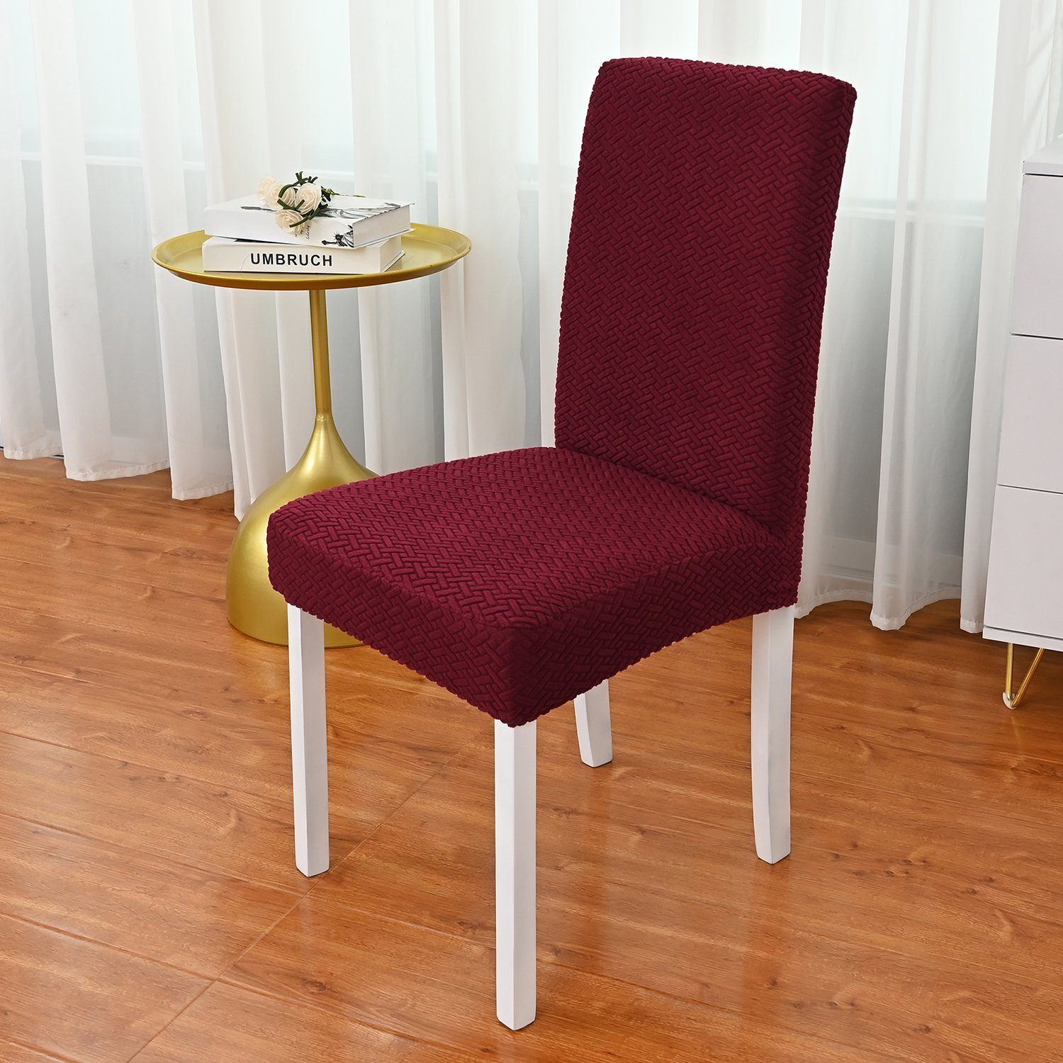 BYSURE Stuhlhusse, Esszimmer Stretch-Stuhlhussen Schonbezug, 2/4/6er günstig online kaufen