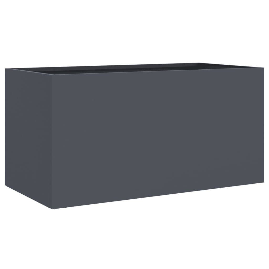 vidaXL Pflanzkübel, Pflanzkasten Anthrazit 62x30x29 cm günstig online kaufen