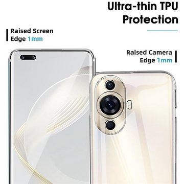CoolGadget Handyhülle Transparent Ultra Slim Case für Huawei Nova 11 Pro 6,78 Zoll, Silikon Hülle Dünne Schutzhülle für Huawei Nova 11 Pro Hülle