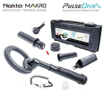 Nokta Metalldetektor Nokta Makro PulseDive Black Unterwasserdetektor Metalldetektor