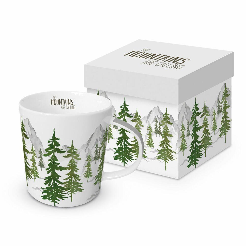 Tasse PPD Emotion Trend - 350 Ml - Porcelaine D'os Multicolore - Avec Boîte Cadeau - Neuve