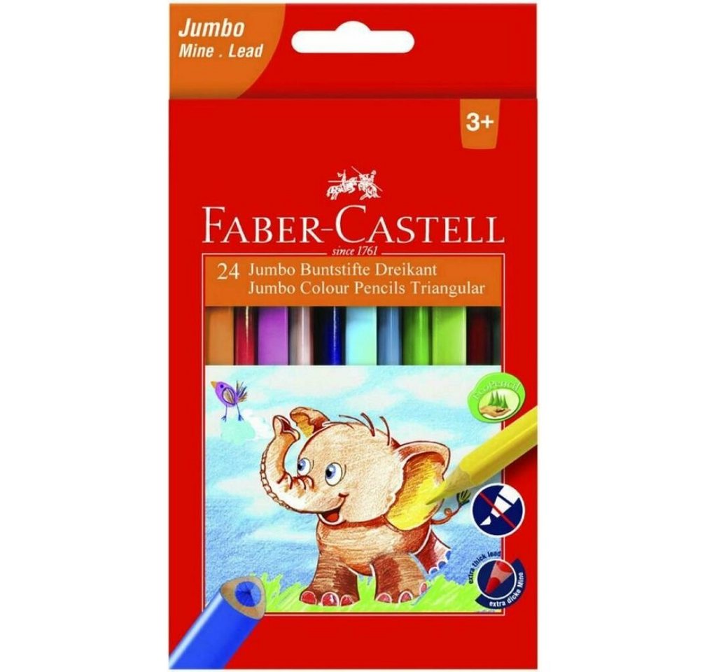 Thumbnail - Faber-Castell Buntstift Bunstifte Jumbo dreikant 12er-Pack