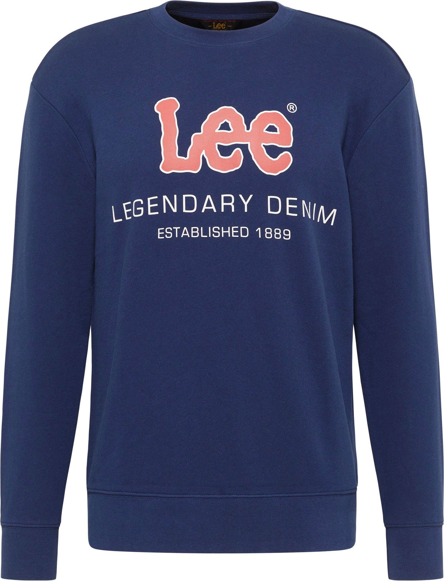 LEGENDARY Sweatshirt Lee® medieval blue DENIM CREW