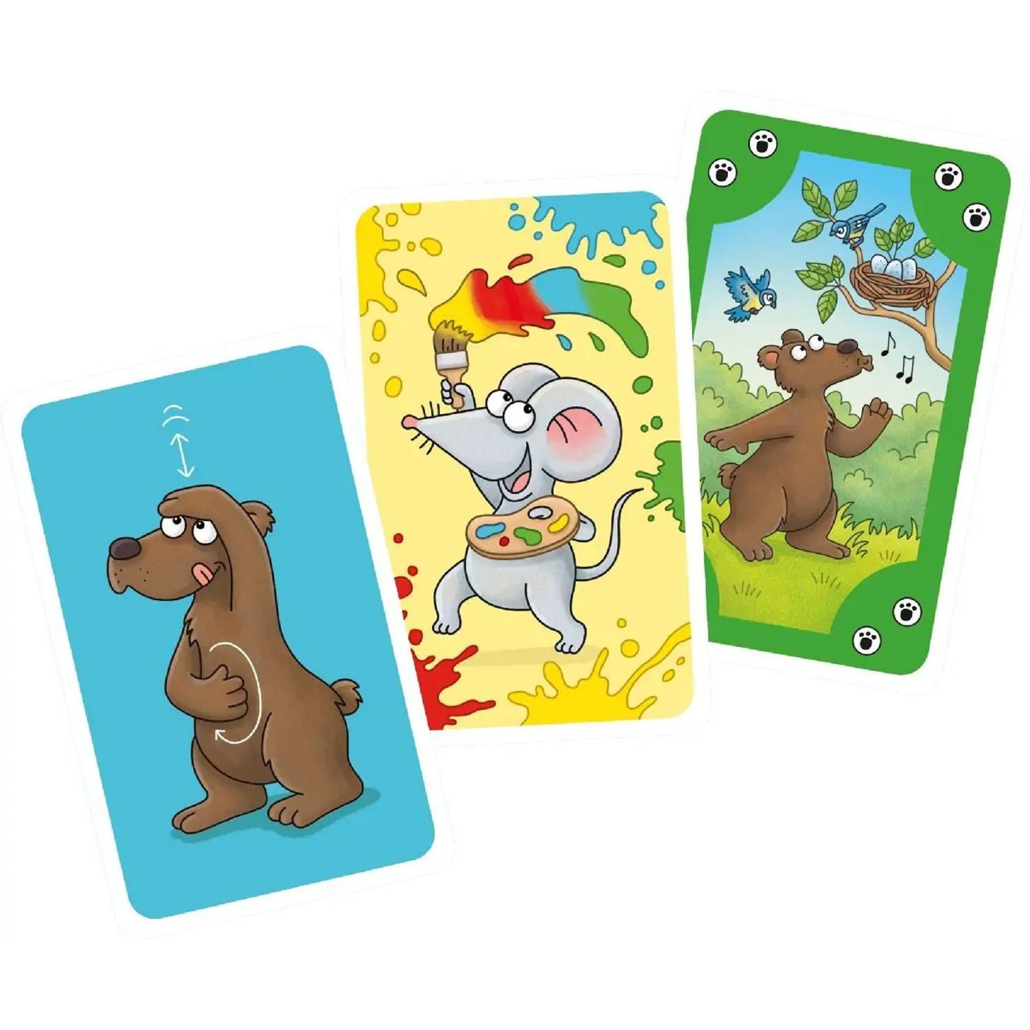 Schmidt Spiele Spiel Mauseschlau & Bärenstark, Bewegungs-Mau Mau
