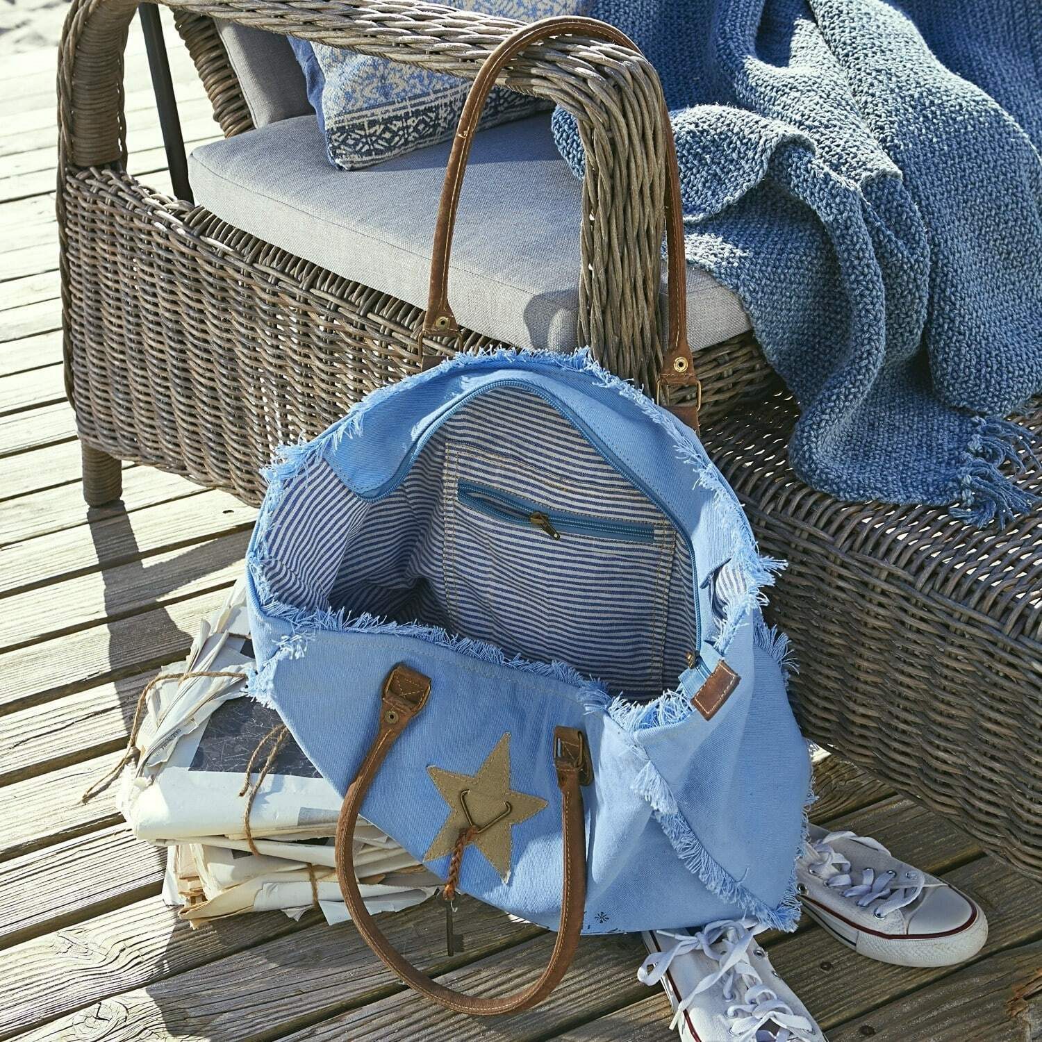 Mirabeau Handtasche Tasche Elora blau – Bild 4 von 4
