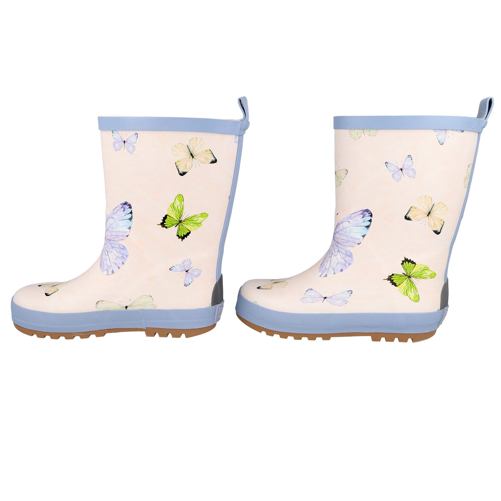 MAXIMO Gummistiefel Schmetterling Reflekt 3M, Jerseyfutter Gummistiefel
