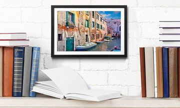 WandbilderXXL Bild mit Rahmen Beautiful Venice, Venedig, Wandbild, in 4 Größen erhältlich