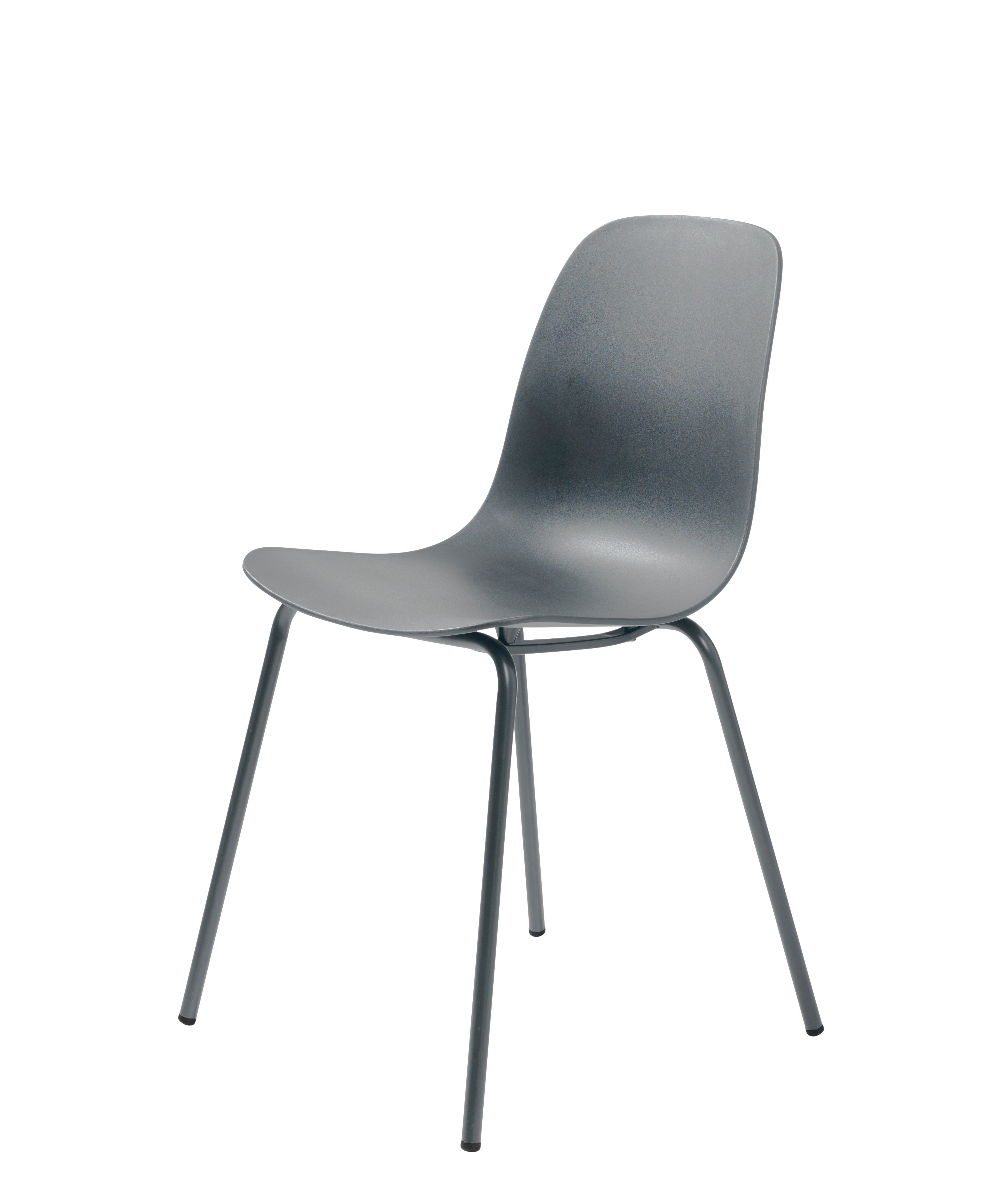 ebuy24 Esszimmerstuhl 4er Set Whims Esszimmerstuhl in grau und Metallges (1 St) | Stühle